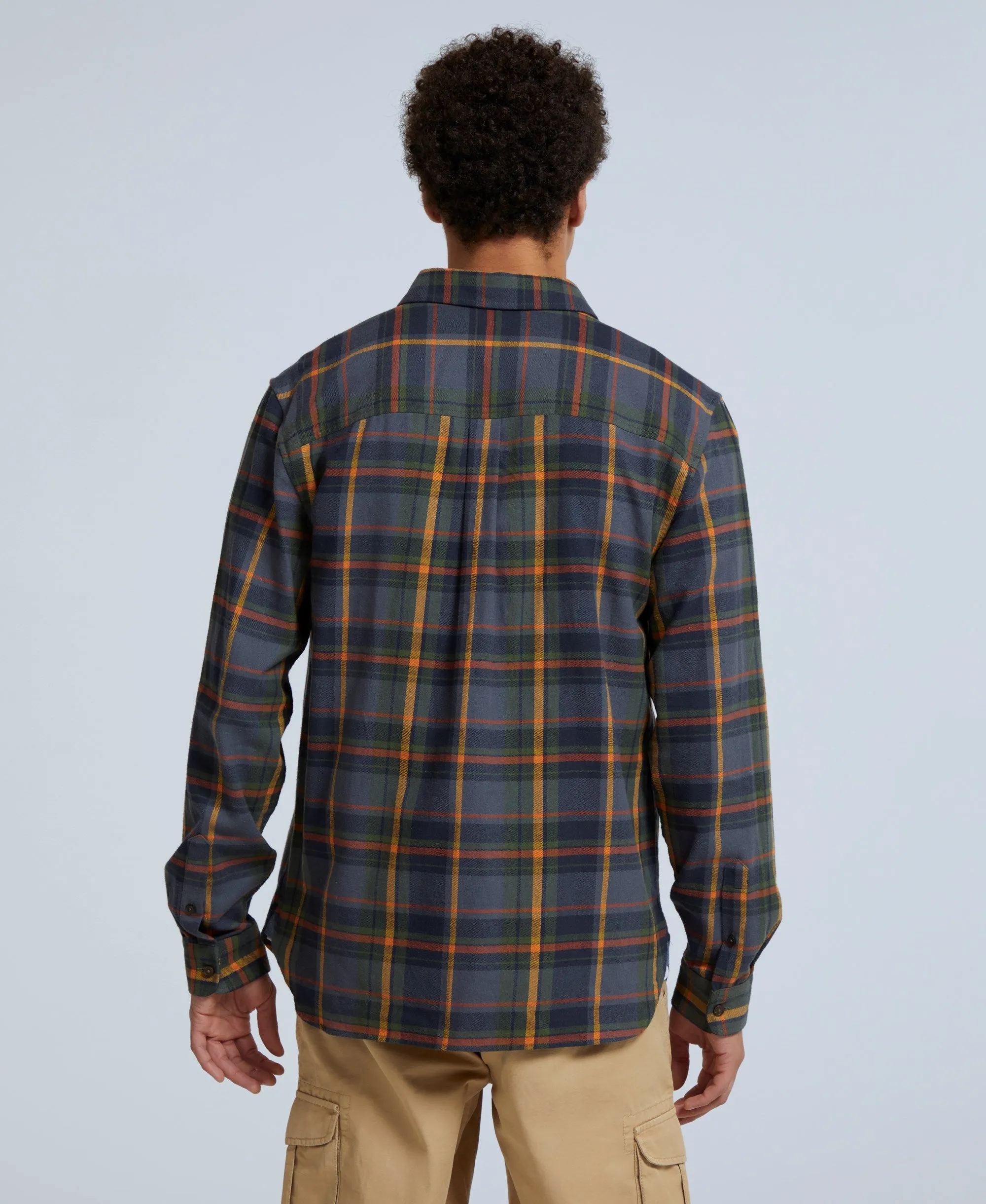 Cove Mens Flannel Shirt - Green sold by Animal product image thumbnail 5