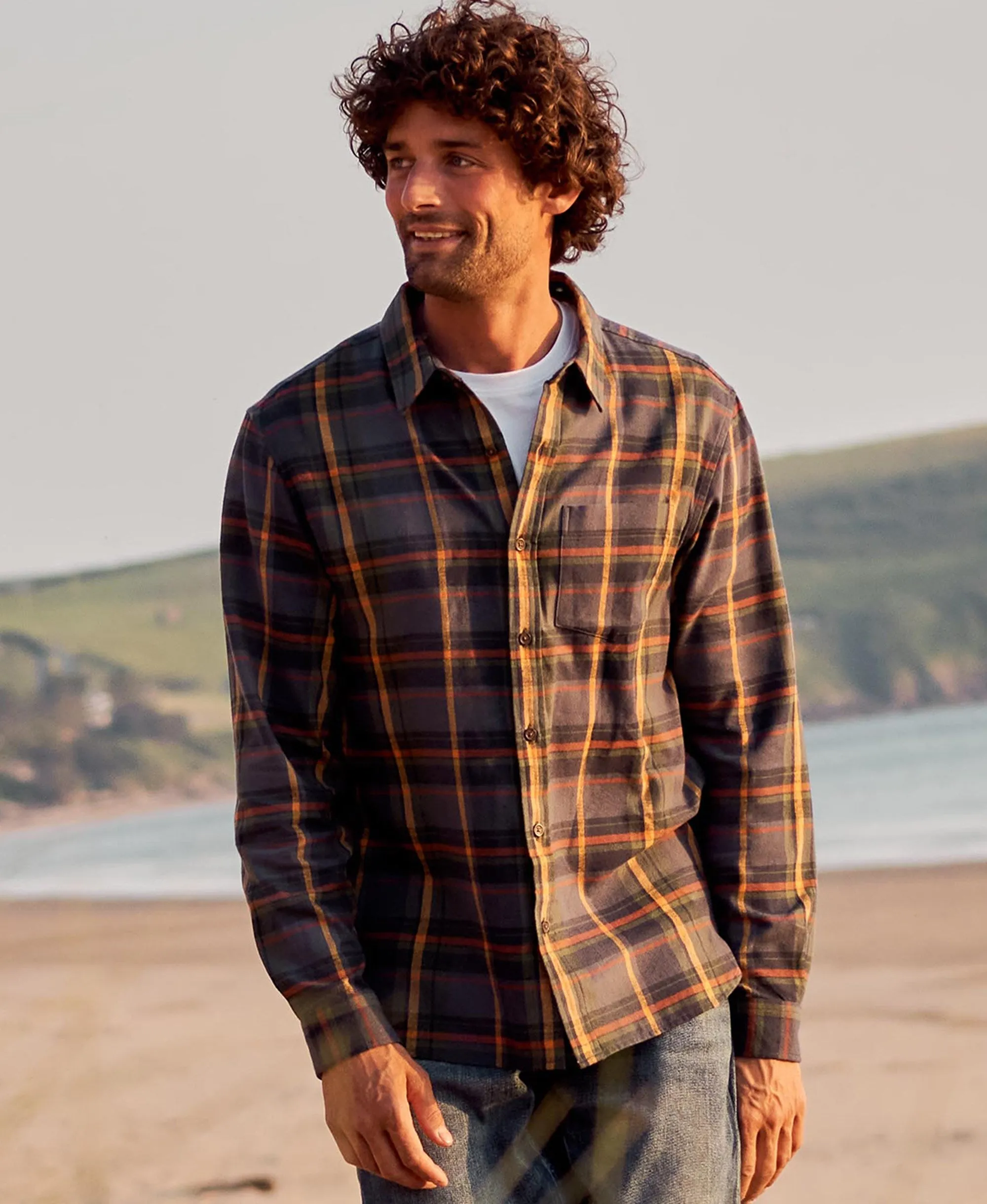 Cove Mens Flannel Shirt - Green sold by Animal