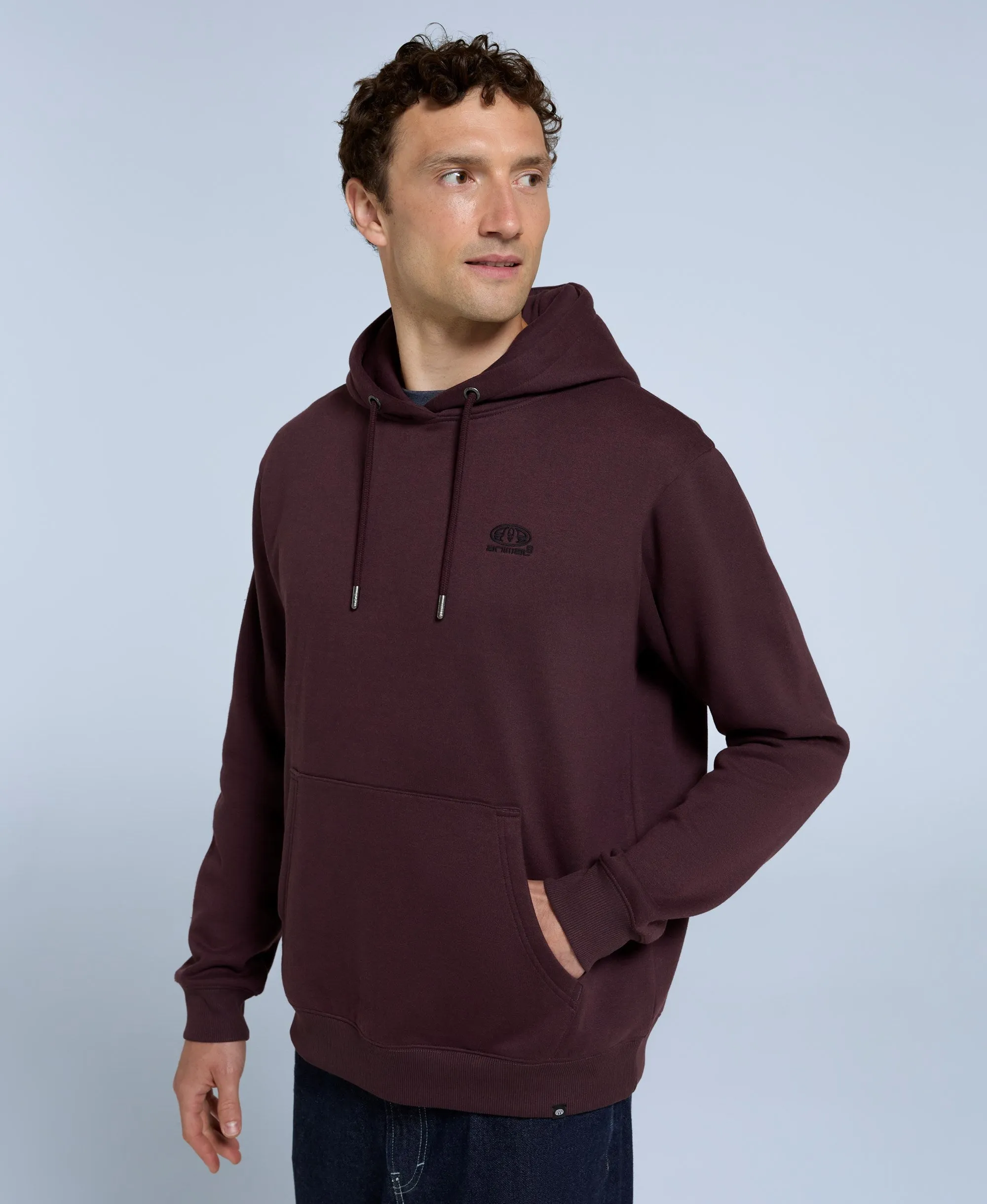 Nick Mens Heavyweight Hoodie - Burgundy sold by Animal product image thumbnail 5