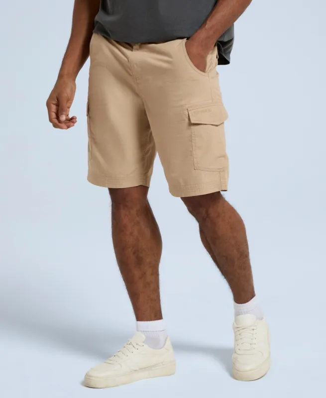 Atlantis Mens Cargo Shorts - Beige sold by Animal