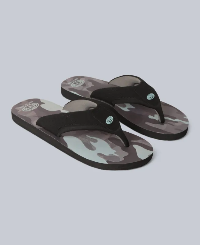 Jekyl Mens Flip-Flops - Medium Grey sold by Animal