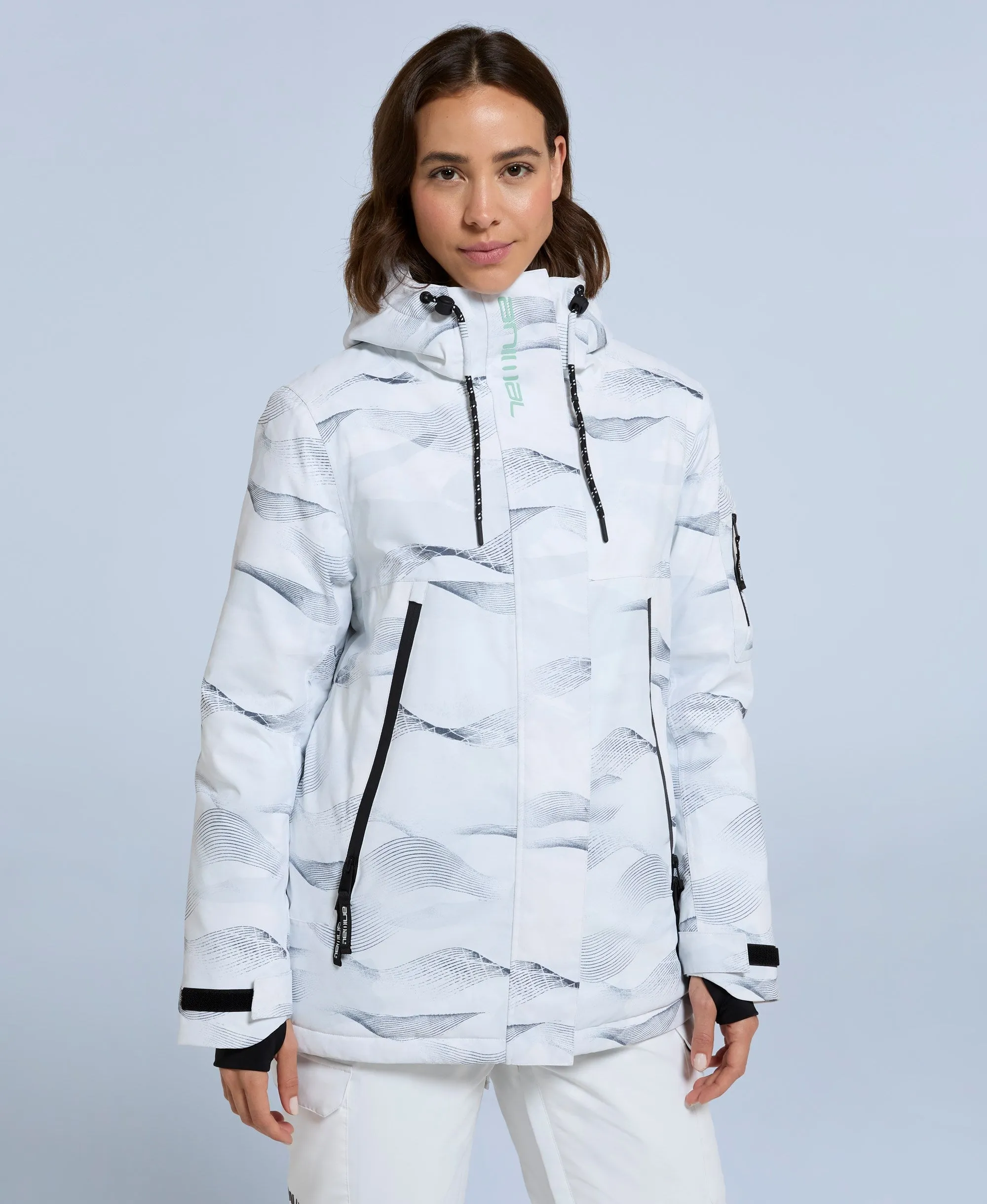Trail Womens Snow Jacket - White sold by Animal product image thumbnail 2