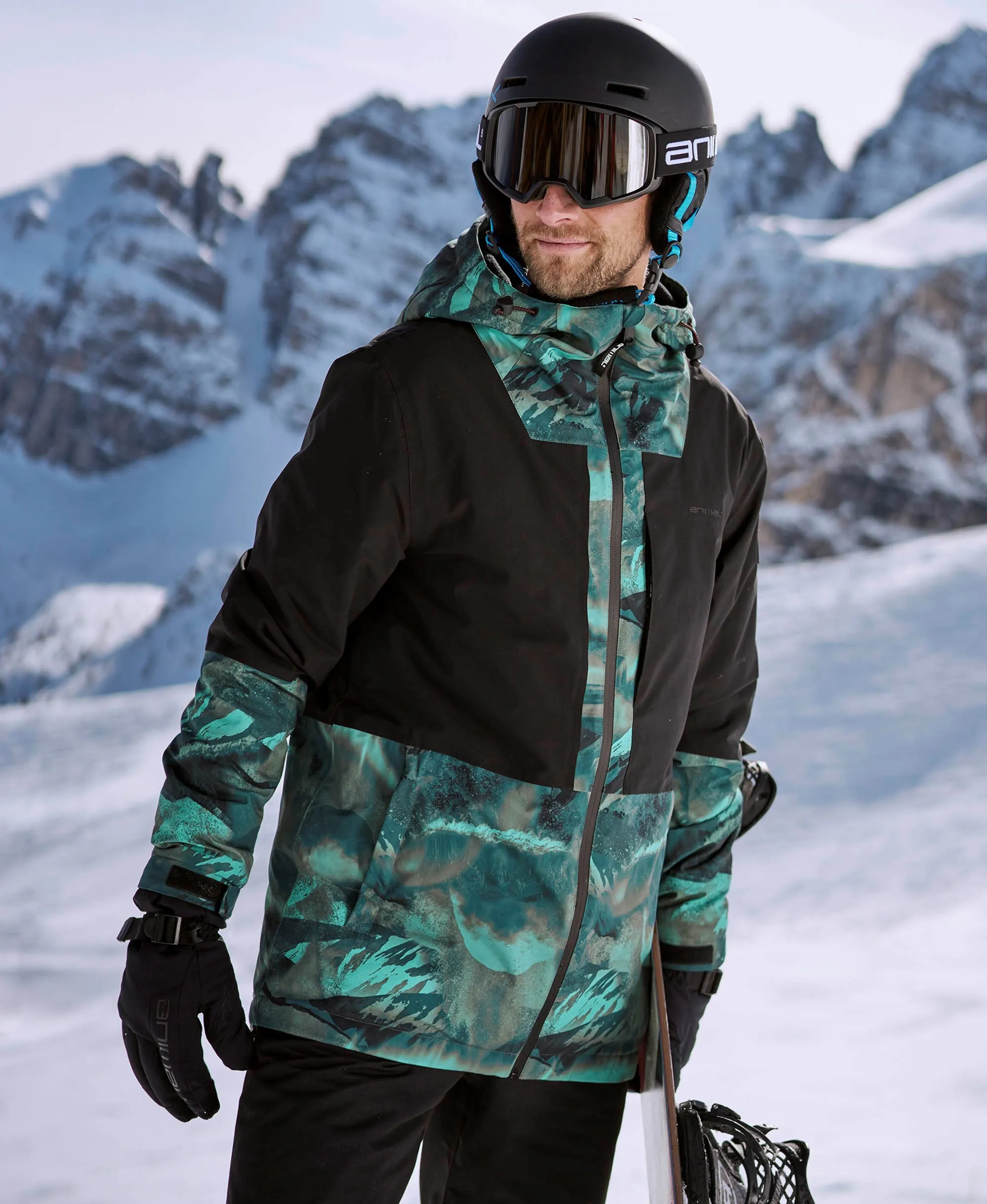 Cruise Mens Snow Jacket - Green sold by Animal