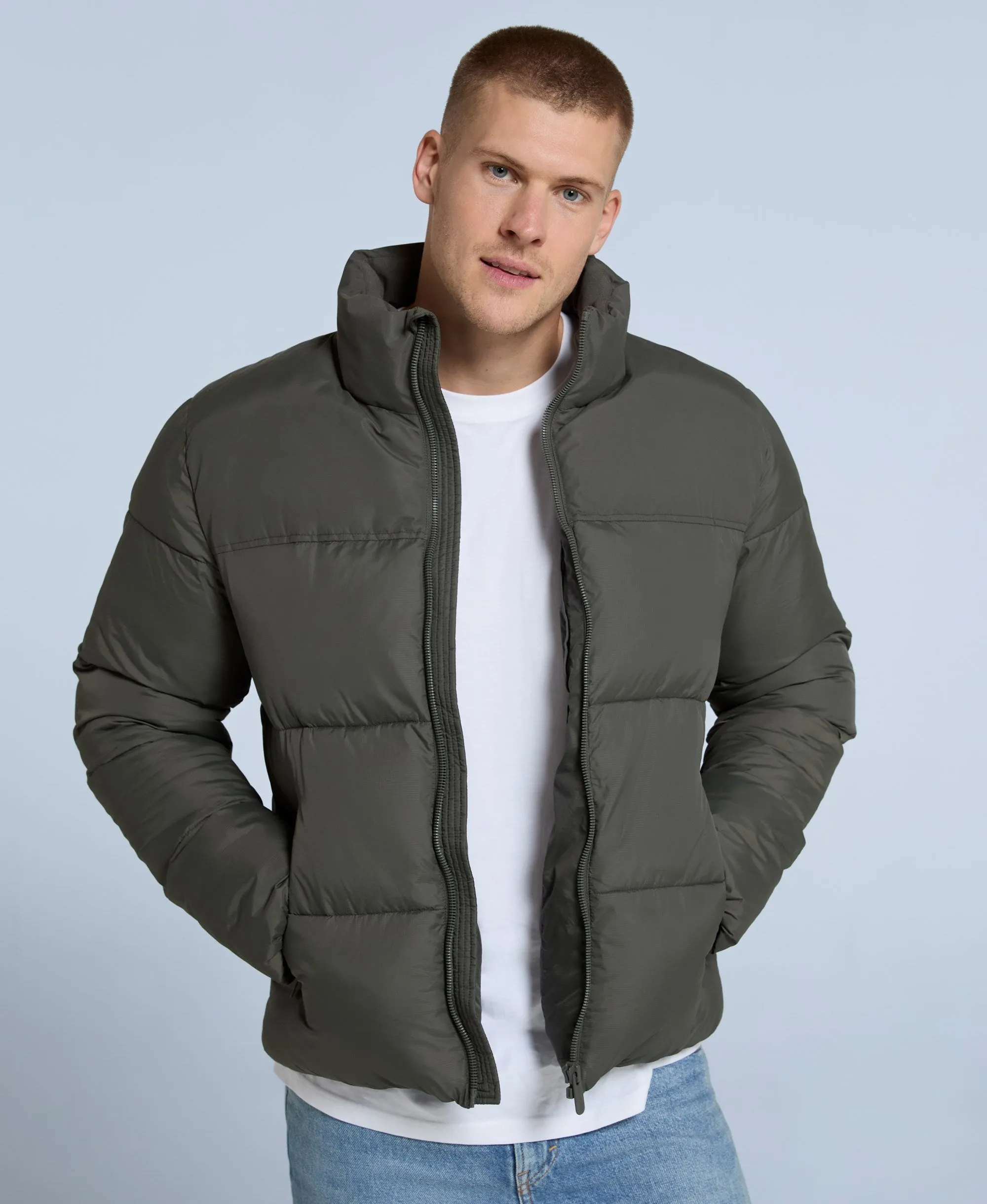 Volt Mens Padded Jacket - Dark Khaki sold by Animal product image thumbnail 3
