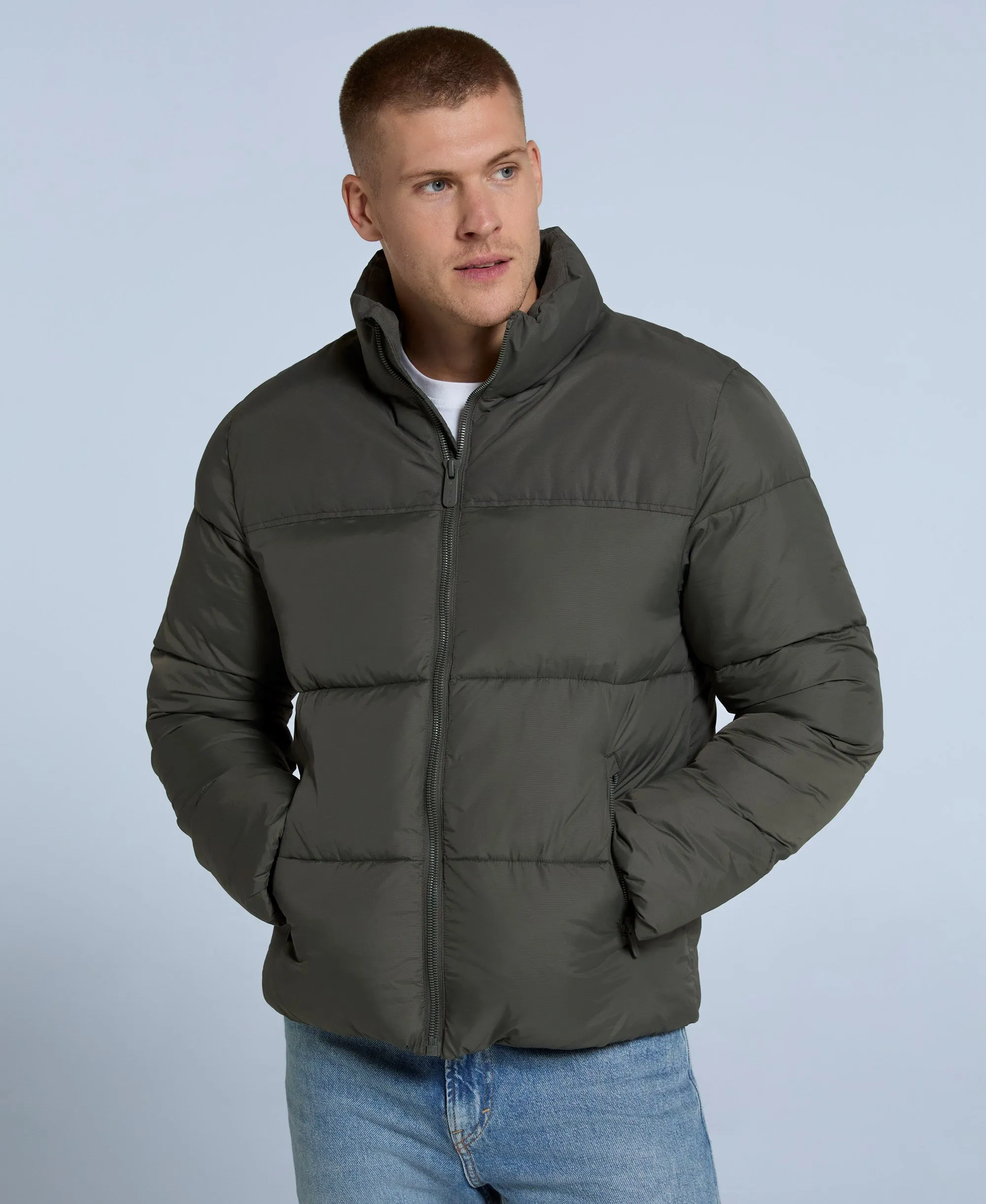 Volt Mens Padded Jacket - Dark Khaki sold by Animal product image thumbnail 2