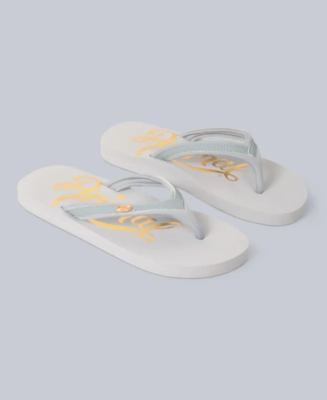 Swish Womens Flip-Flops - Light Grey sold by Animal