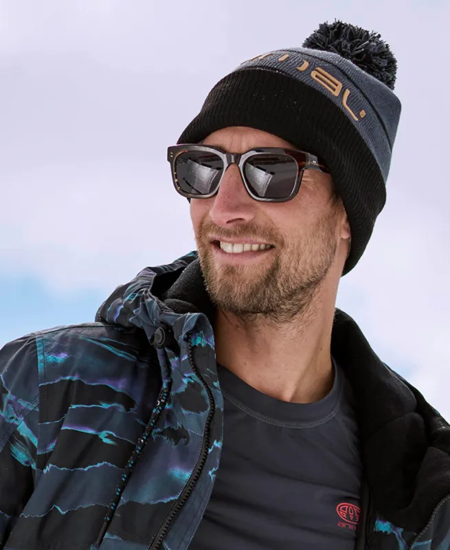 Dylan Ski Pom Beanie - Charcoal sold by Animal