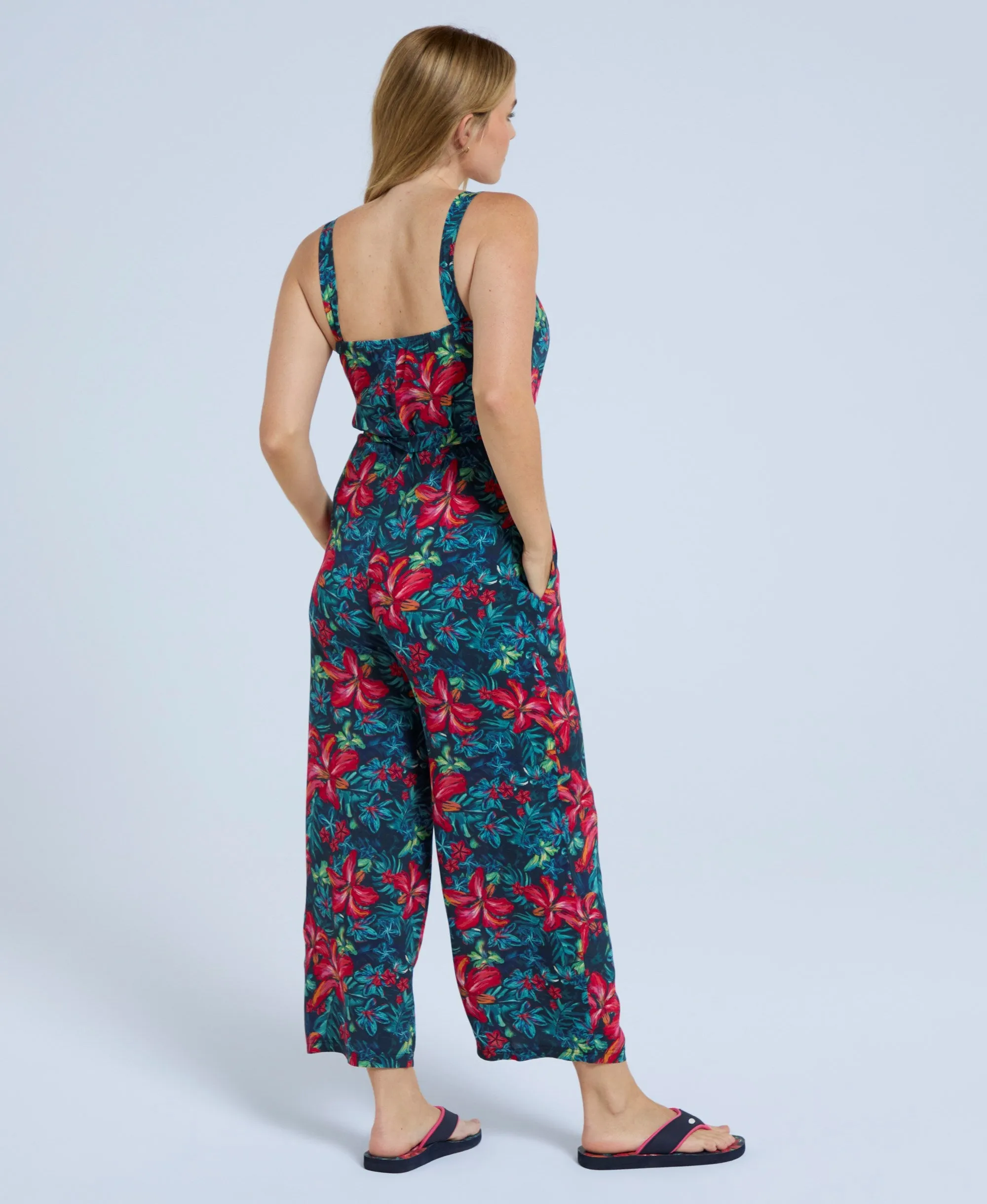Flora Womens Capri Jumpsuit - Red sold by Animal product image thumbnail 3