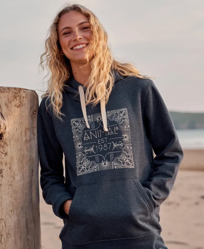 Maya Womens Graphic Hoodie - Navy sold by Animal