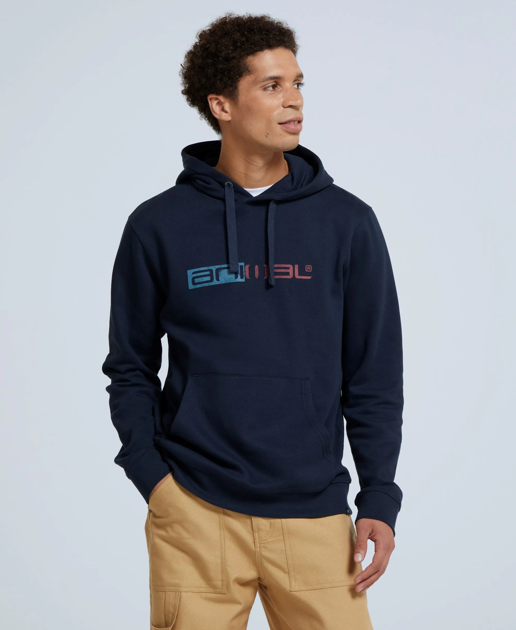 River Mens Hoodie - Navy sold by Animal