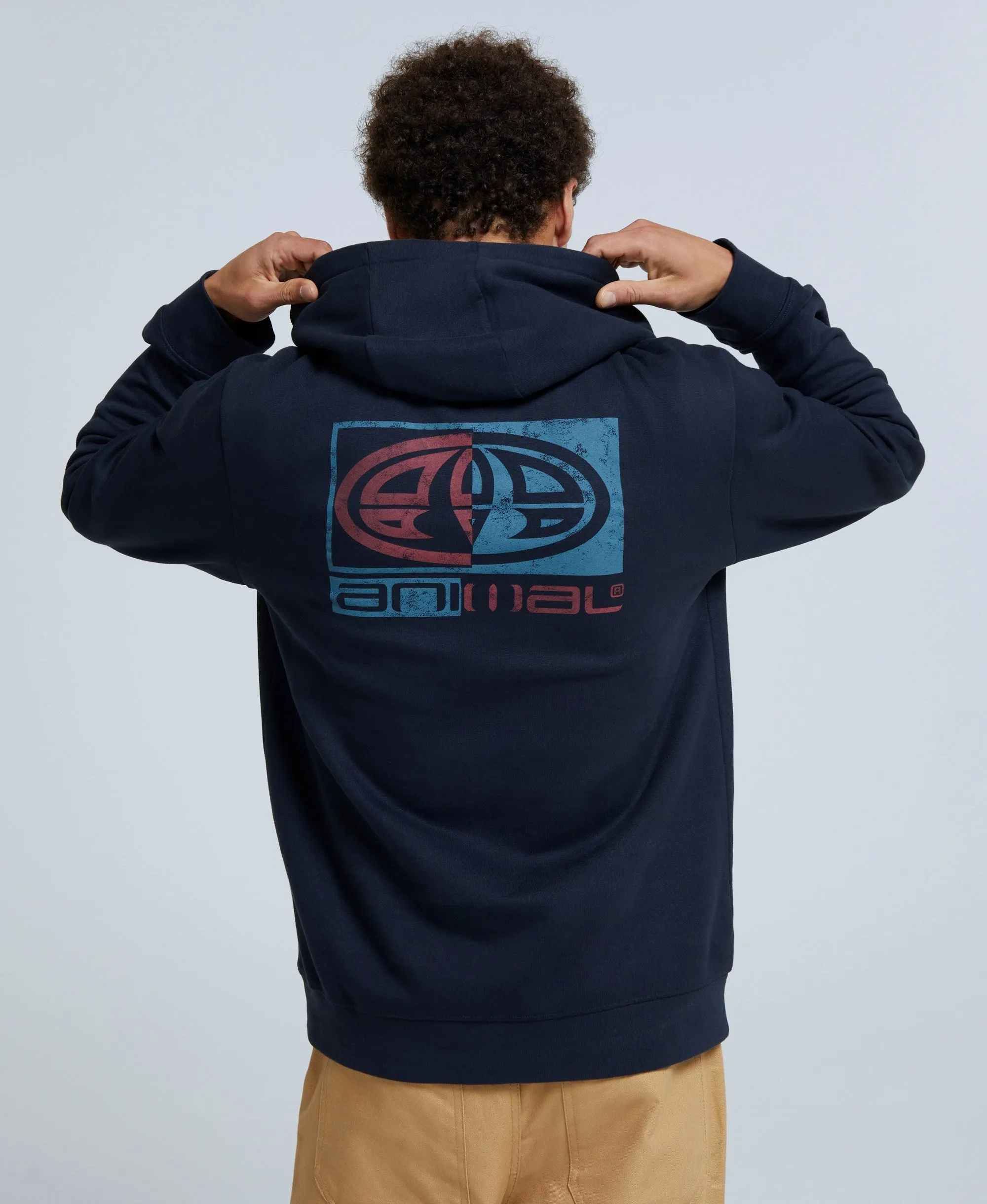 River Mens Hoodie - Navy sold by Animal product image thumbnail 4