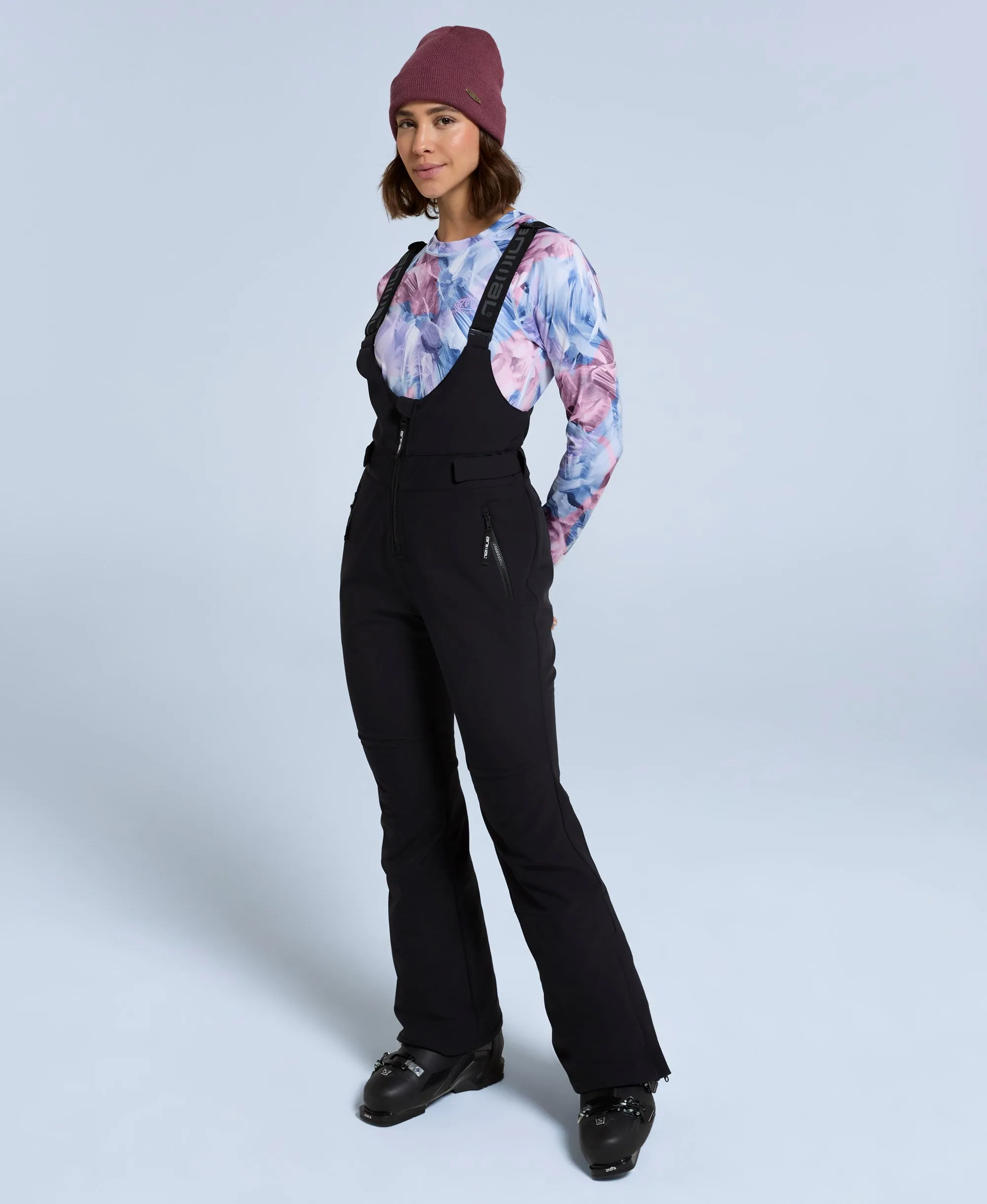 Powder Womens Bib Front Ski Pants - Black sold by Animal product image thumbnail 2