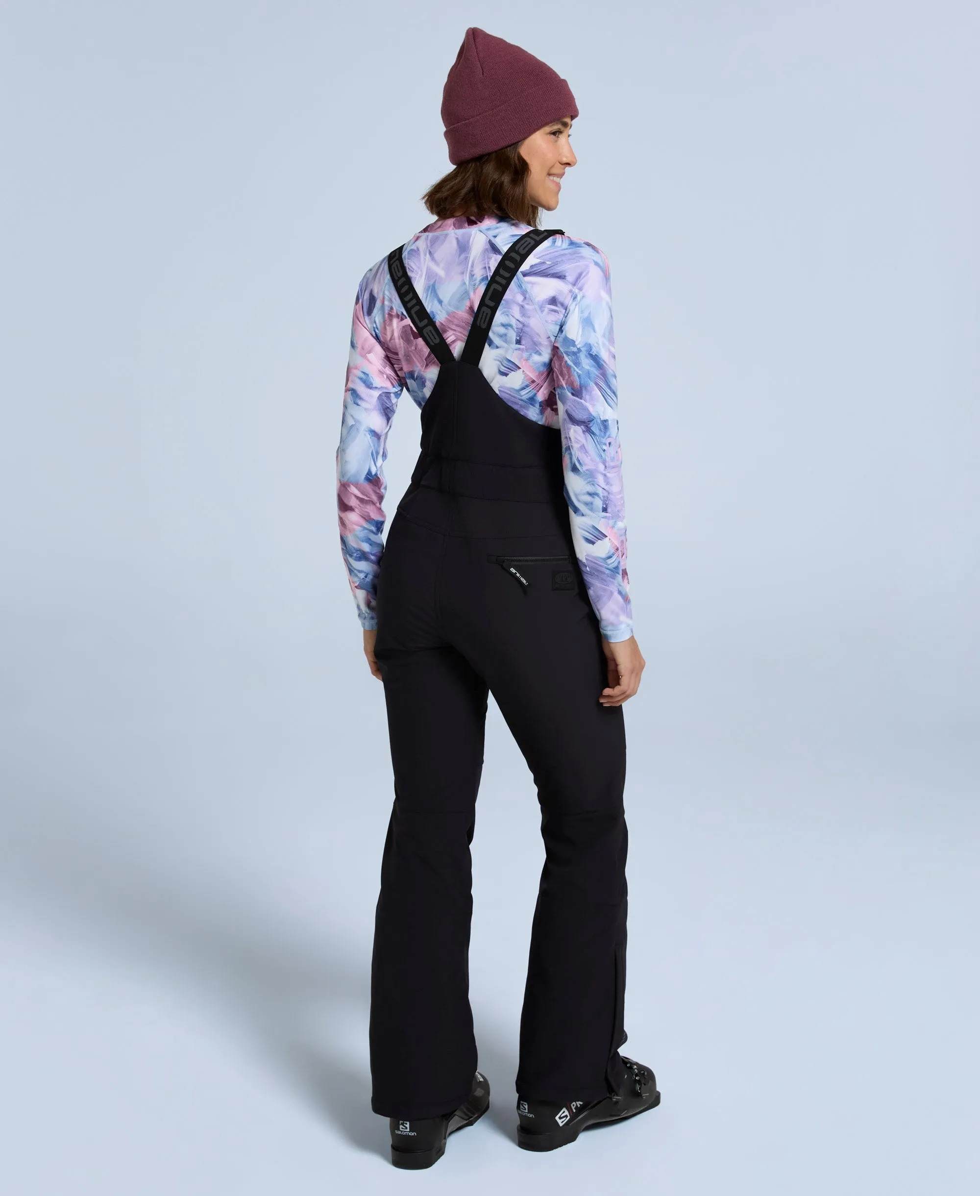 Powder Womens Bib Front Ski Pants - Black sold by Animal product image thumbnail 4