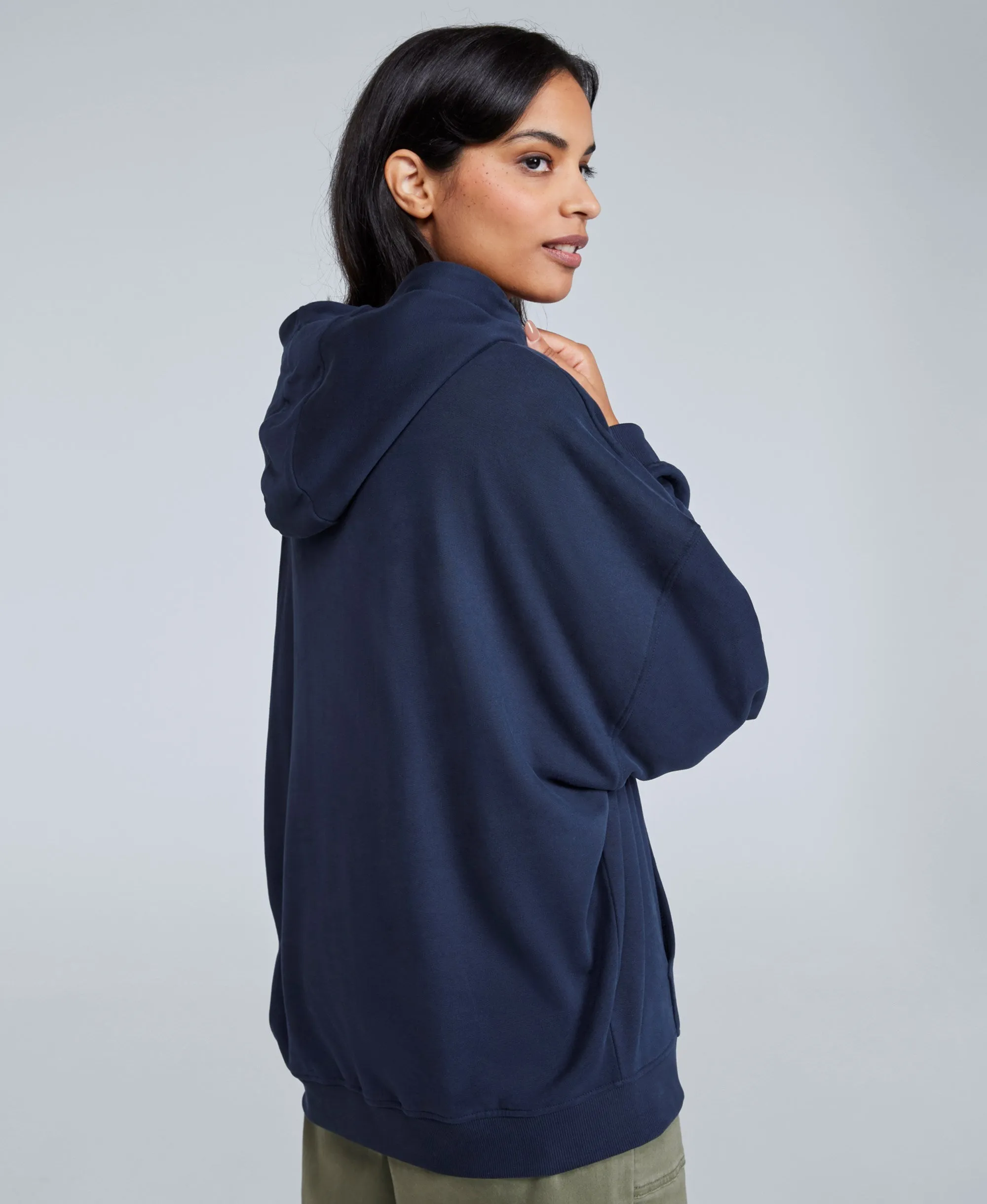 Idol Womens Drop Shoulder Hoodie - Dark Blue sold by Animal product image thumbnail 2