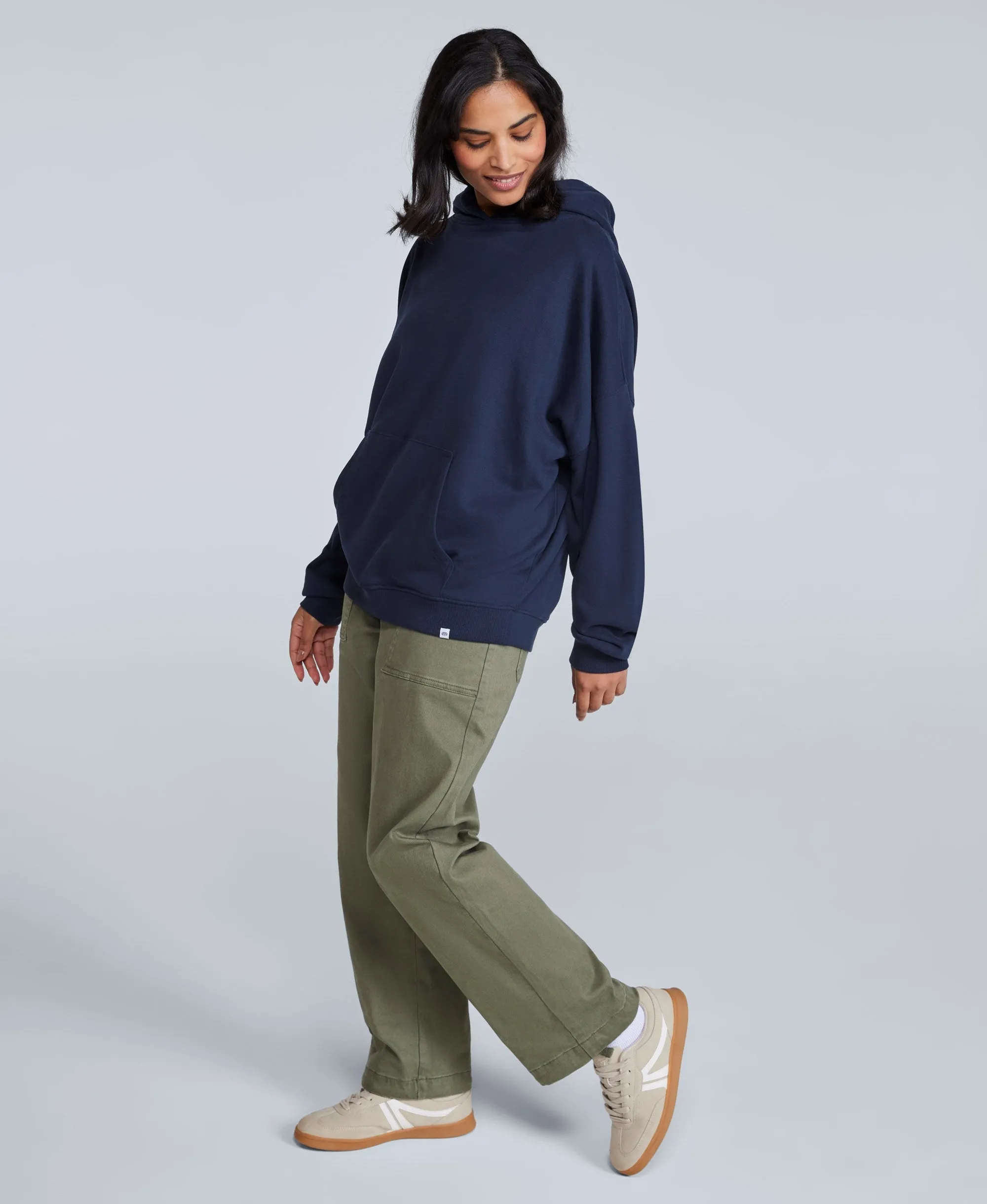 Idol Womens Drop Shoulder Hoodie - Dark Blue sold by Animal product image thumbnail 3