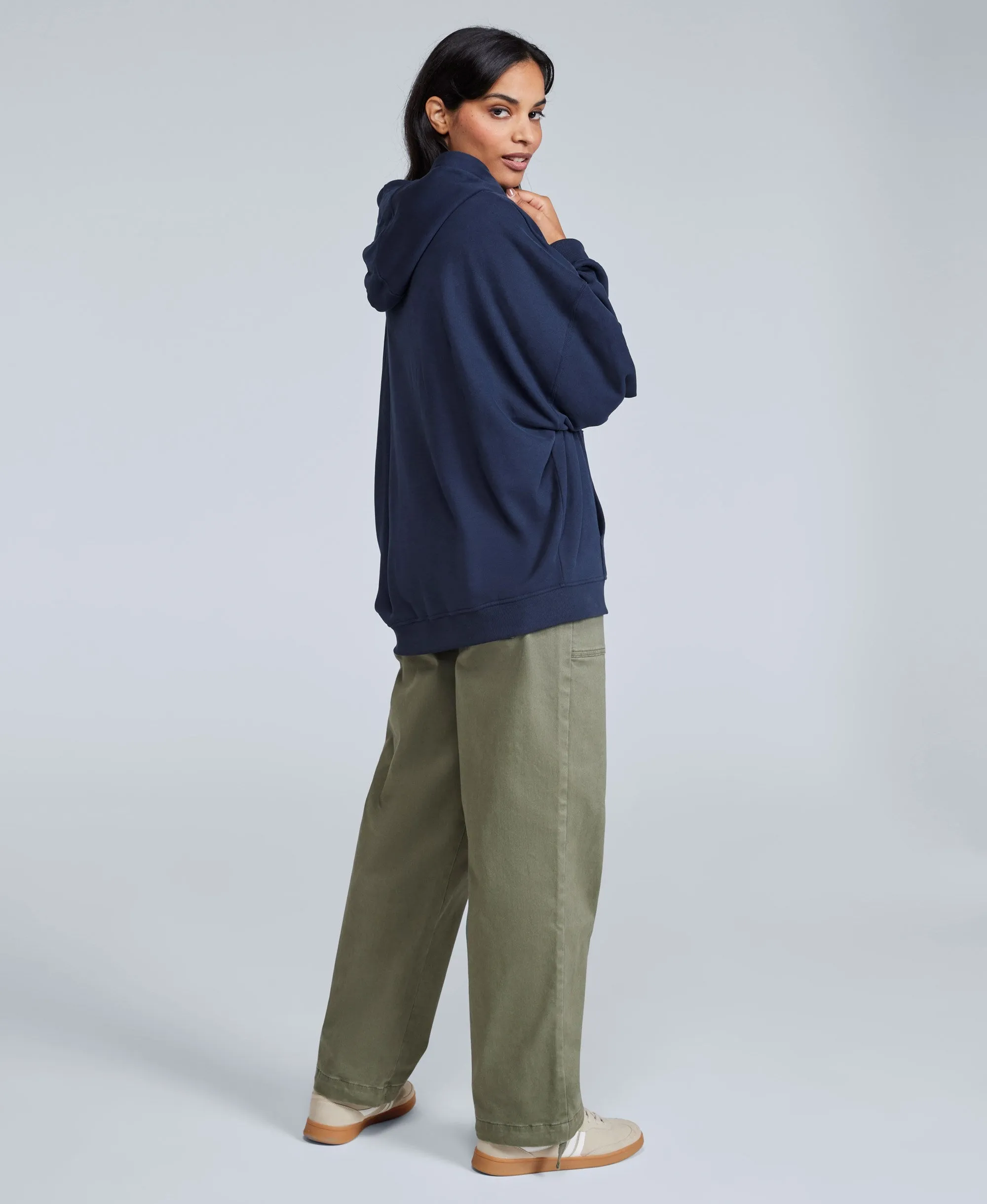 Idol Womens Drop Shoulder Hoodie - Dark Blue sold by Animal product image thumbnail 4