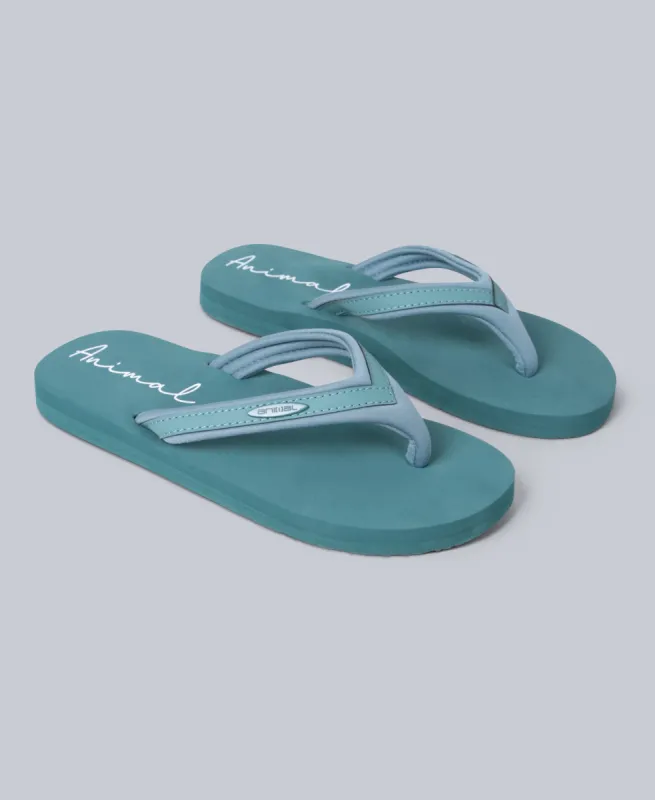Swish Womens Flip-Flops - Pale Green sold by Animal