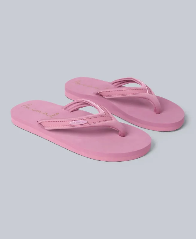 Swish Womens Flip-Flops - Dark Pink sold by Animal