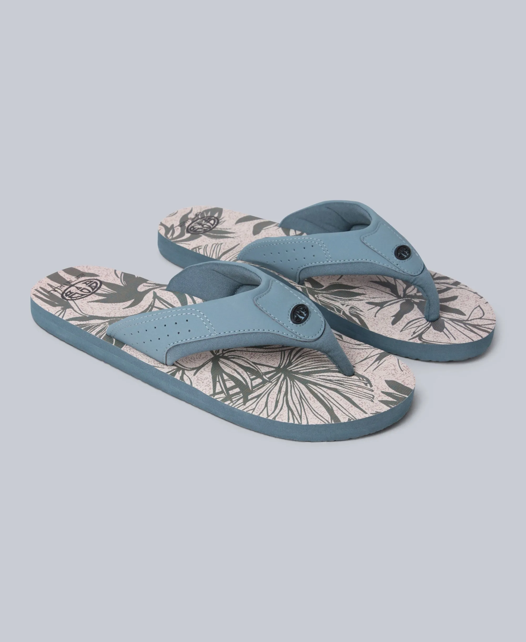 Jekyl Mens Flip-Flops - Pale Green sold by Animal