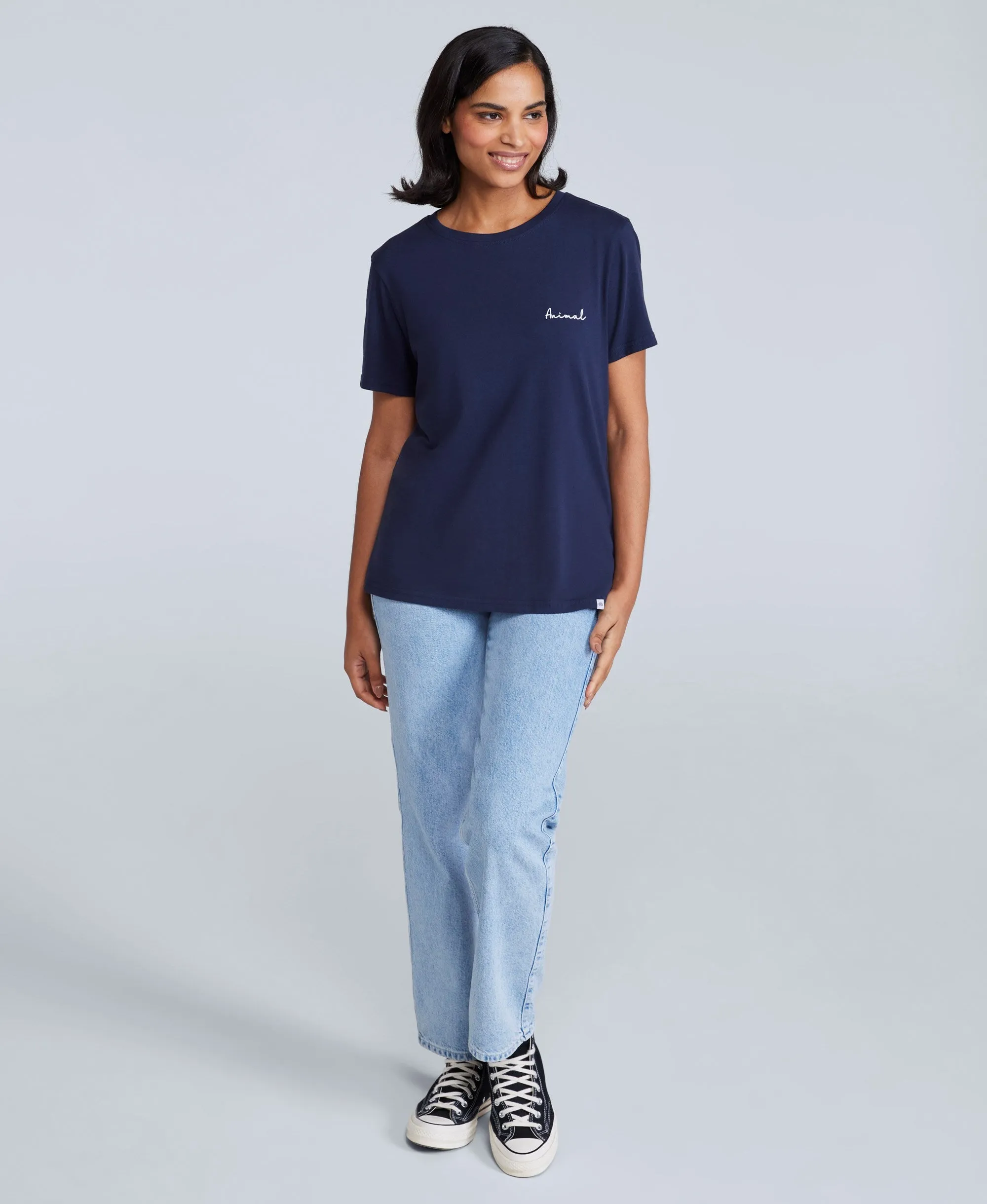 Marina Womens Logo T-Shirt - Dark Blue sold by Animal product image thumbnail 3
