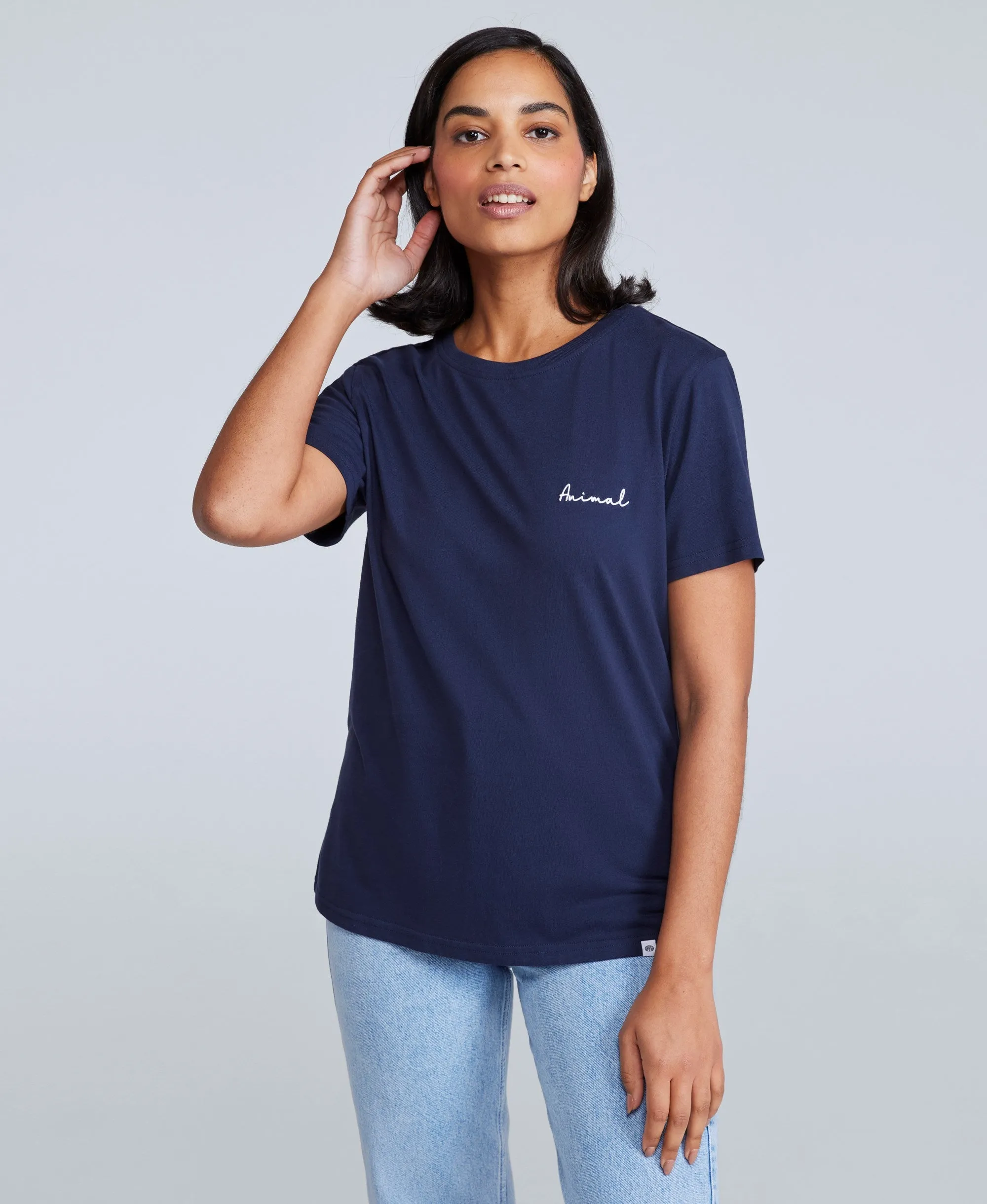 Marina Womens Logo T-Shirt - Dark Blue sold by Animal