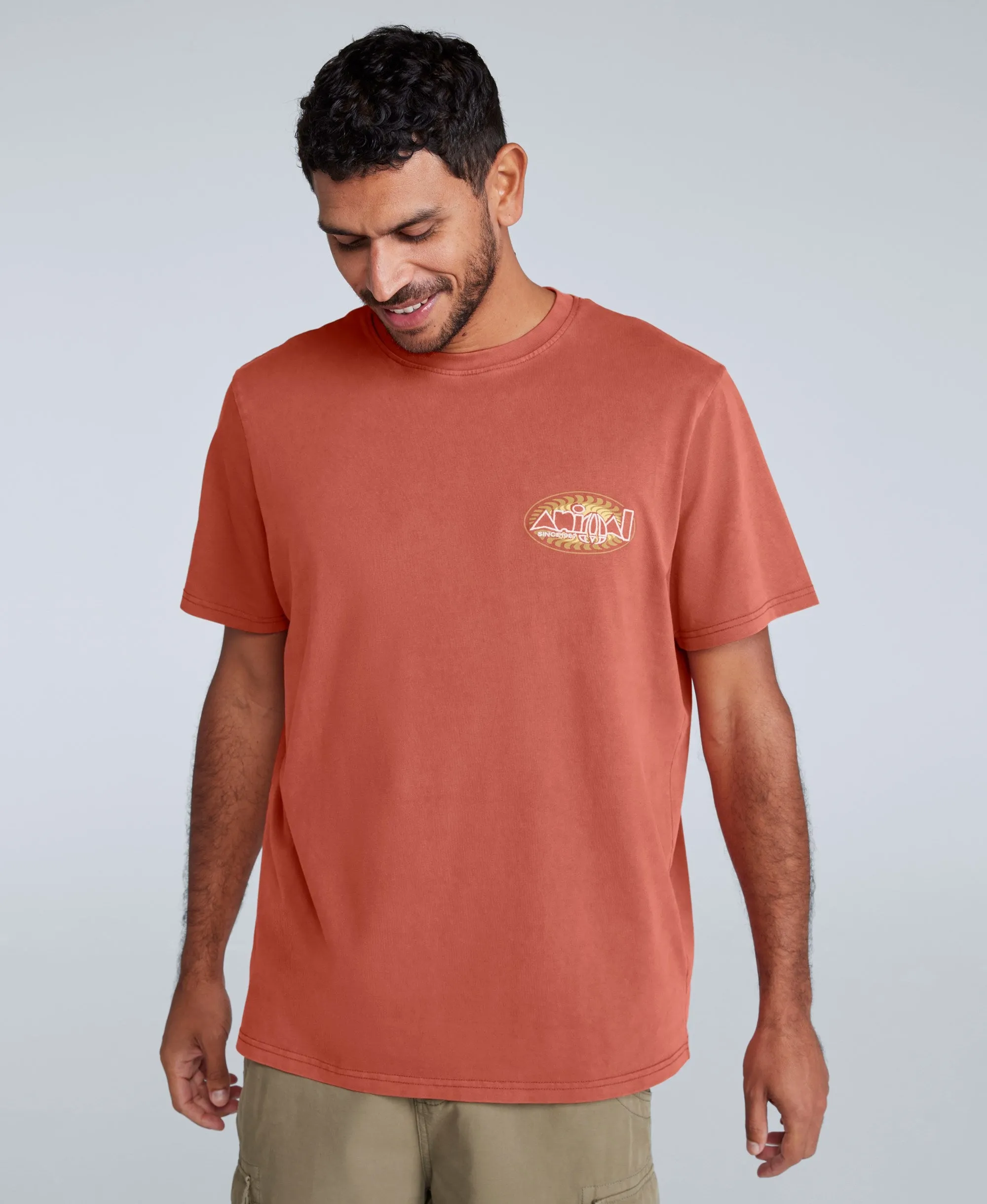 Chase Mens Relaxed T-Shirt - Burnt Orange sold by Animal