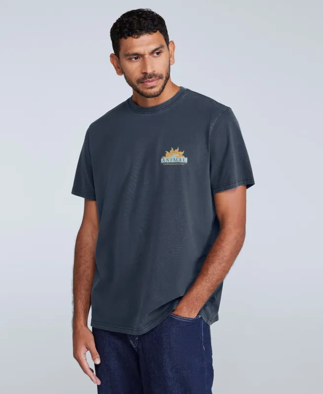 Chase Mens Relaxed T-Shirt - Navy sold by Animal