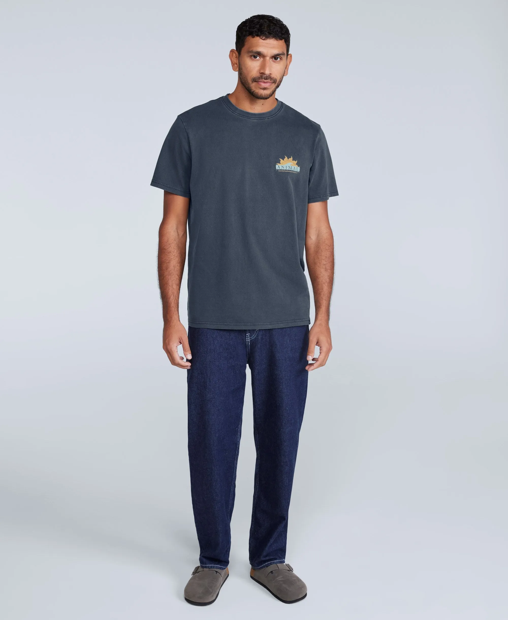 Chase Mens Relaxed T-Shirt - Navy sold by Animal product image thumbnail 3