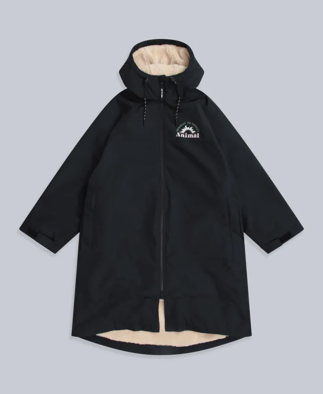 Hazey Womens Waterproof Beach Parka - Black sold by Animal