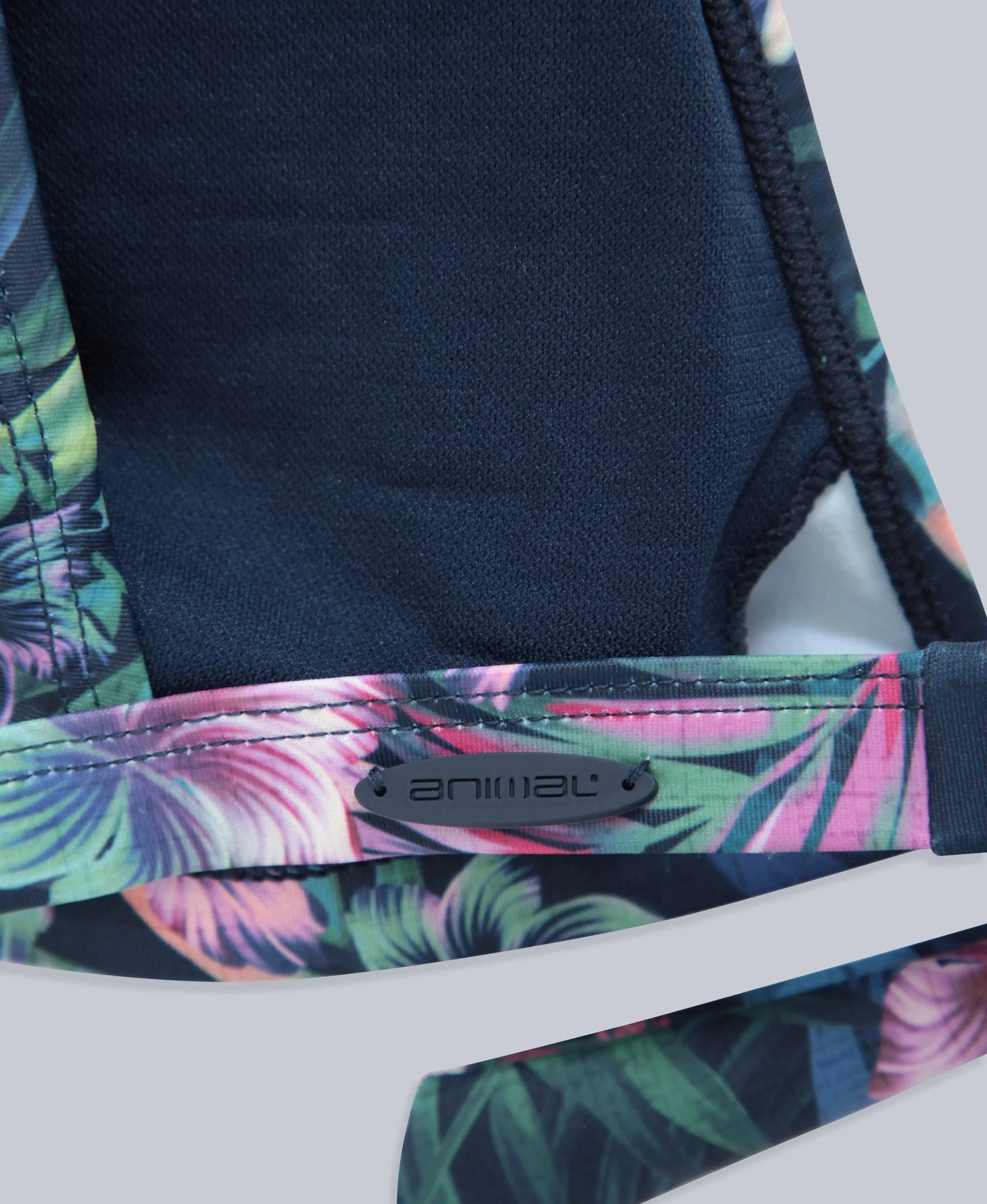 Iona Womens Halter Printed Bikini Top - Dark Blue sold by Animal product image thumbnail 3