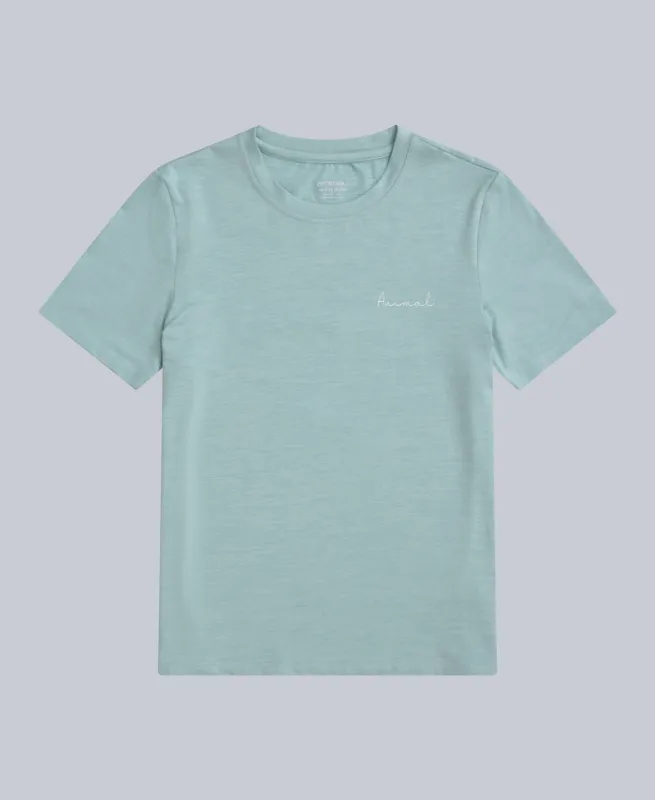 Latero Womens Hybrid Swim T-Shirt - Light Blue sold by Animal