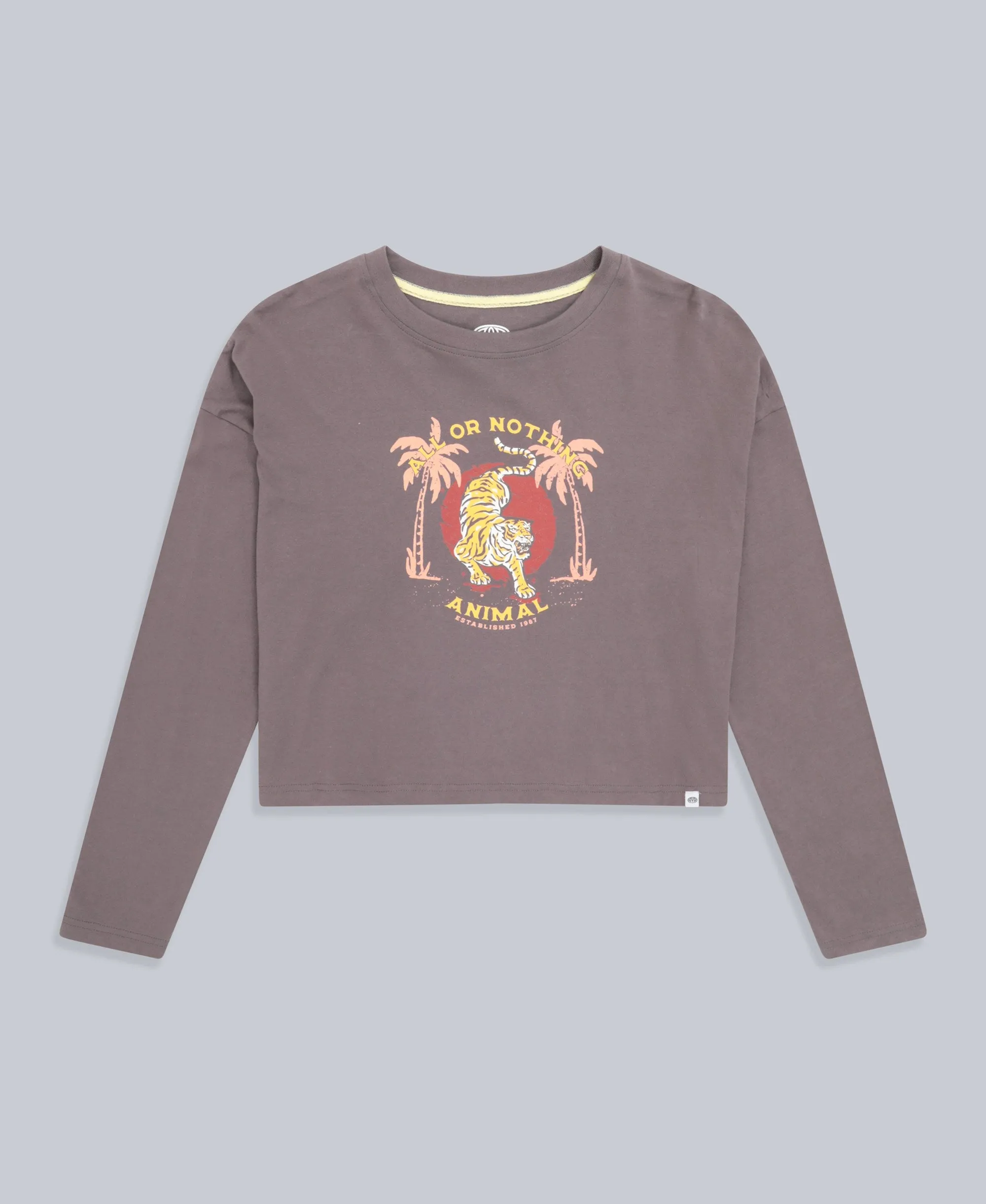 Lily Womens T-Shirt - Grey sold by Animal product image thumbnail 5