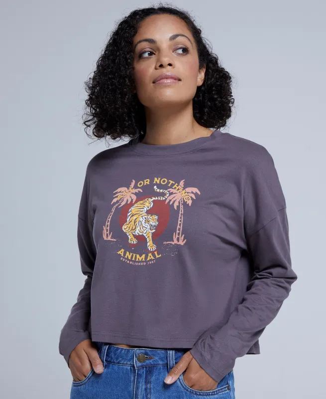 Lily Womens T-Shirt - Grey sold by Animal