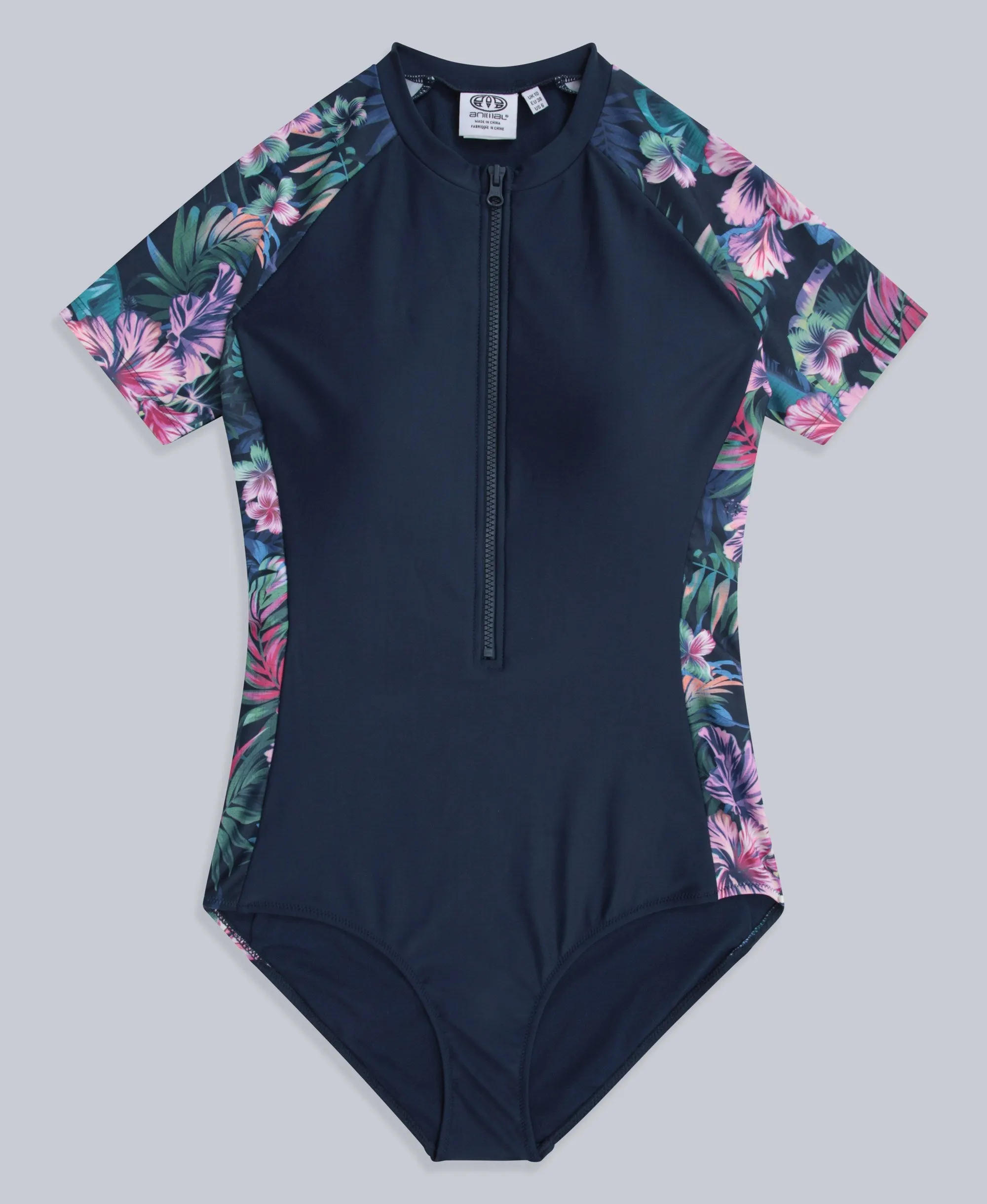 Isla Womens Printed Surf Suit - Dark Blue sold by Animal