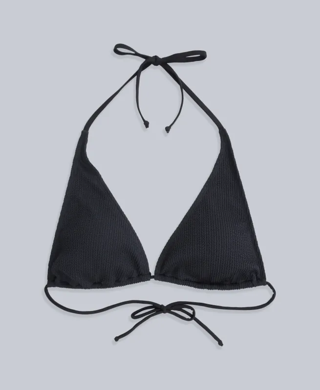 Iona Womens Halter Bikini Top - Jet Black sold by Animal