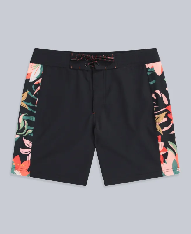 Lenora Womens Printed Boardshorts - Black sold by Animal