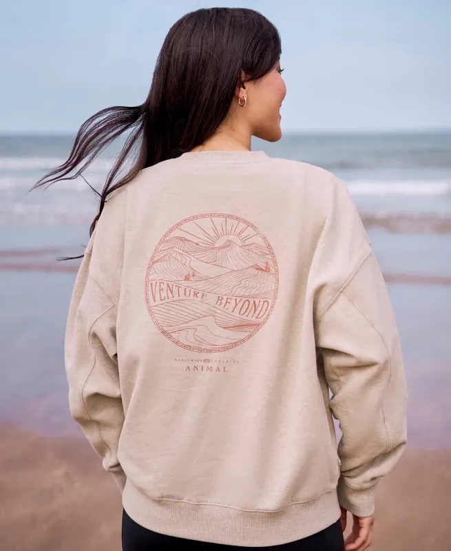 Dakota Womens Sweatshirt - Light Beige sold by Animal