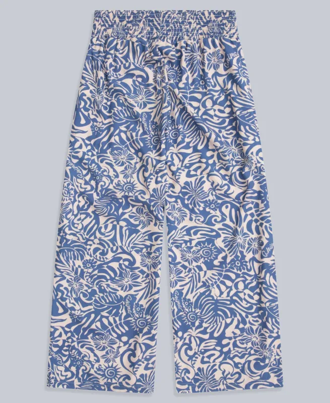 Tassia Womens Cropped Trousers - Light Blue sold by Animal