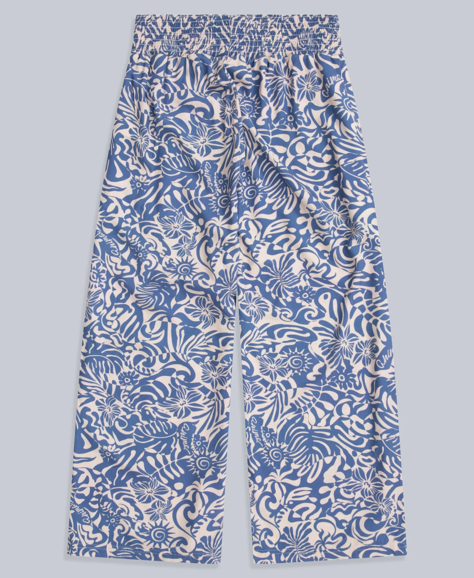 Tassia Womens Cropped Trousers - Light Blue sold by Animal