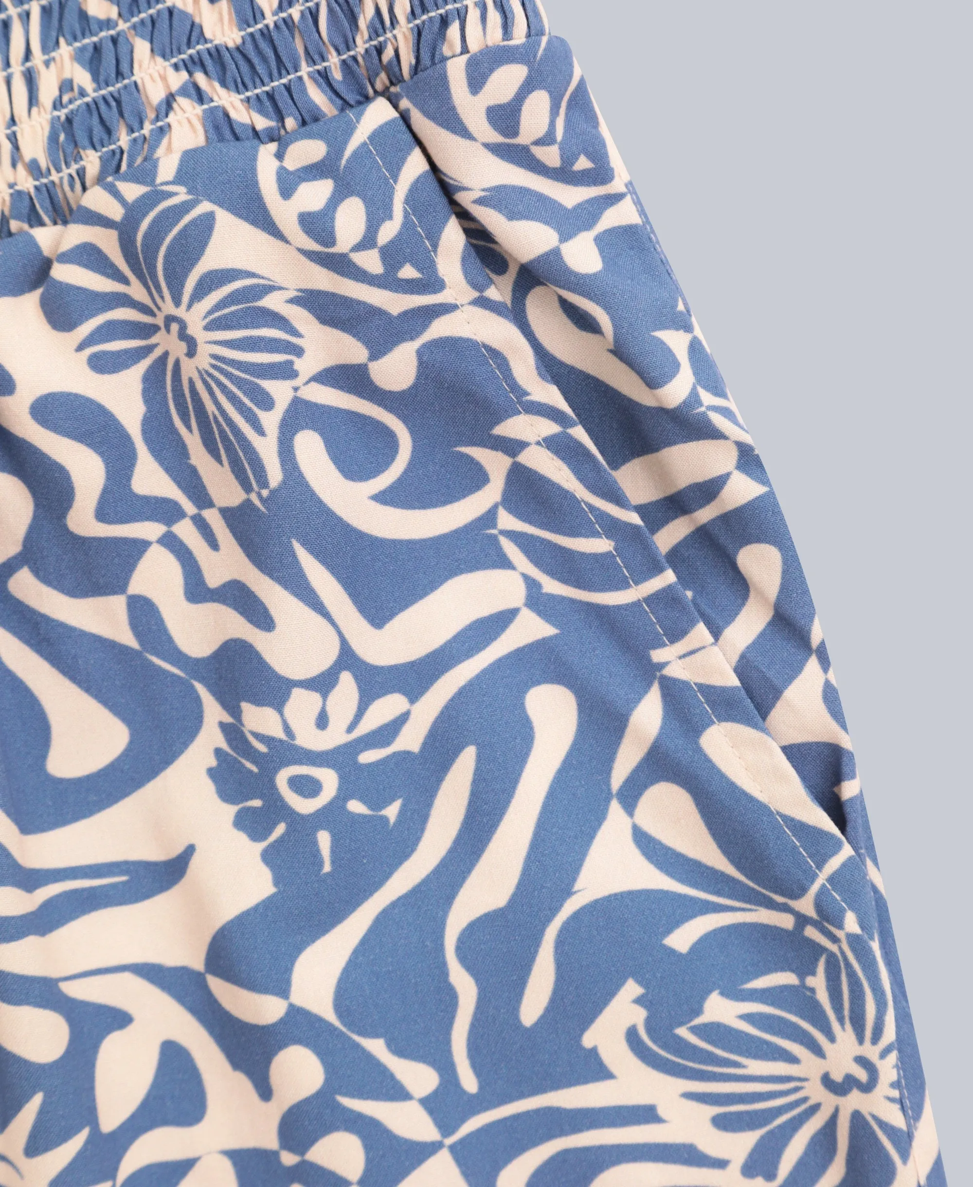 Tassia Womens Cropped Trousers - Light Blue sold by Animal product image thumbnail 4