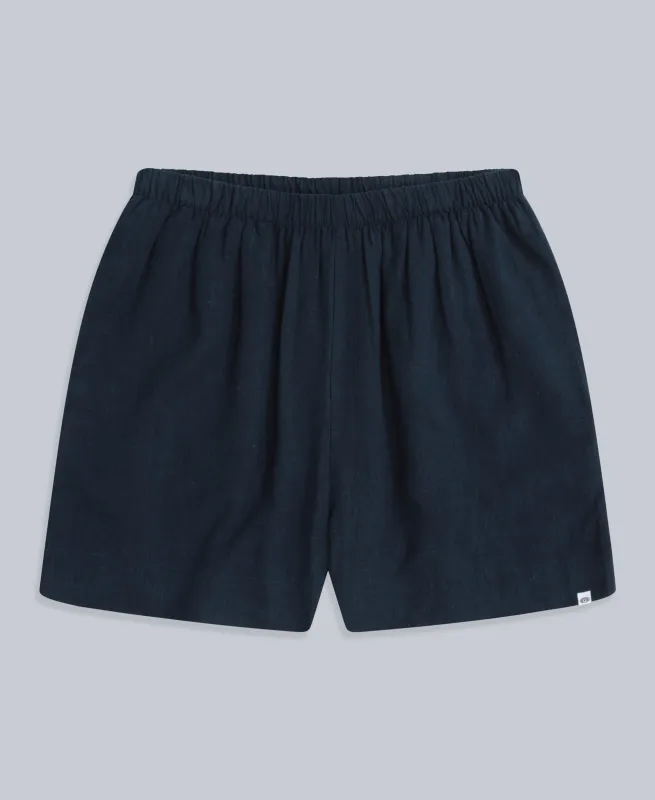 Nova Womens Linen Shorts - Navy sold by Animal