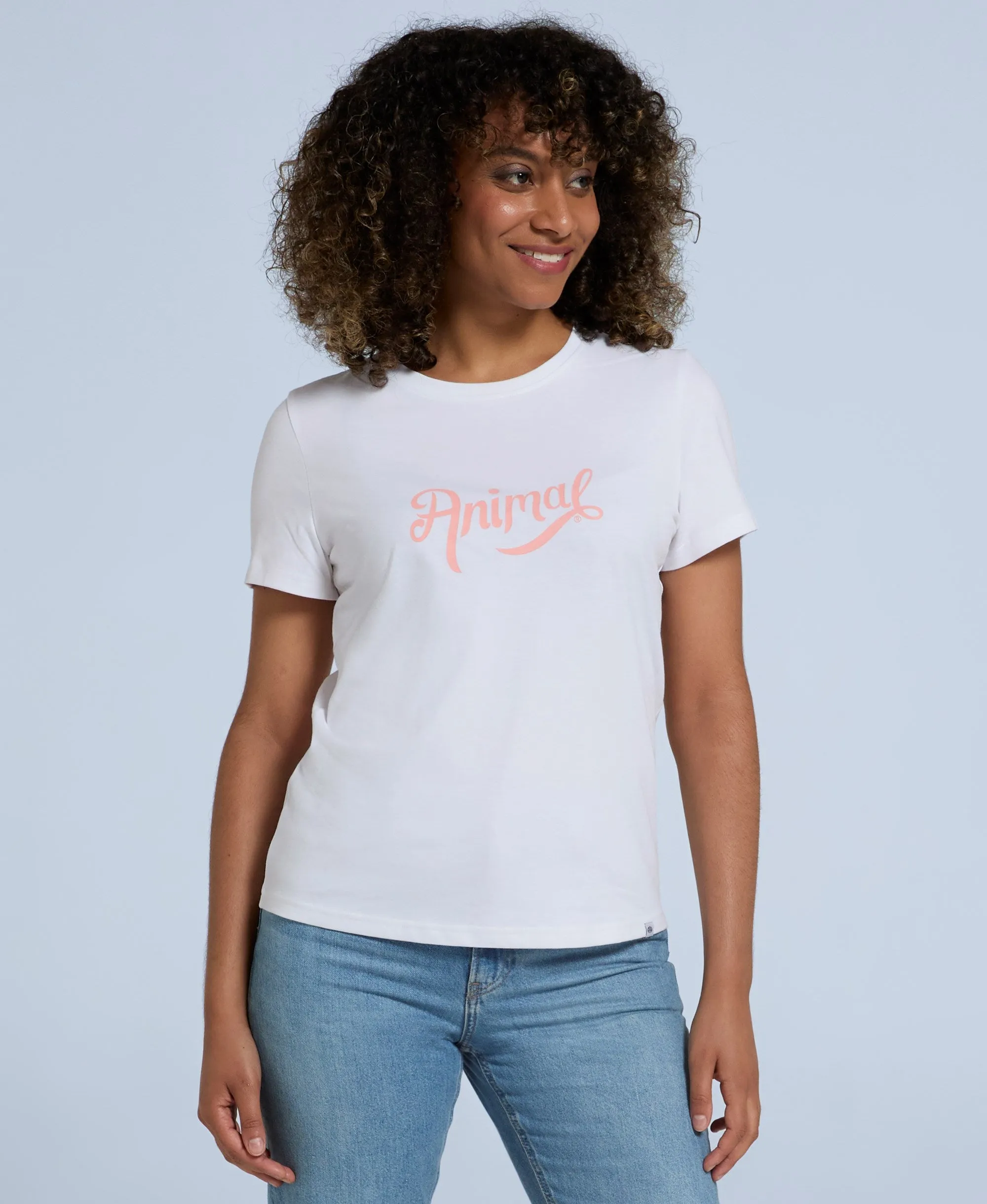 Marina Womens Logo T-Shirt - White sold by Animal product image thumbnail 3