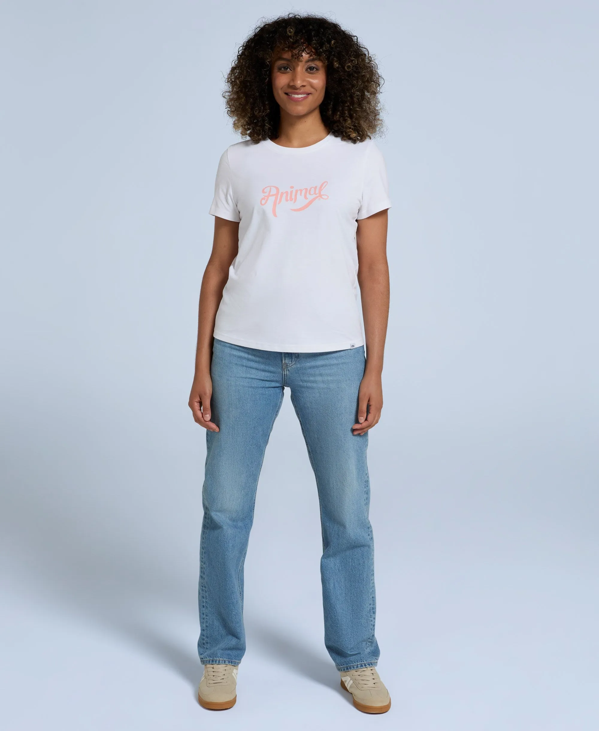 Marina Womens Logo T-Shirt - White sold by Animal product image thumbnail 2