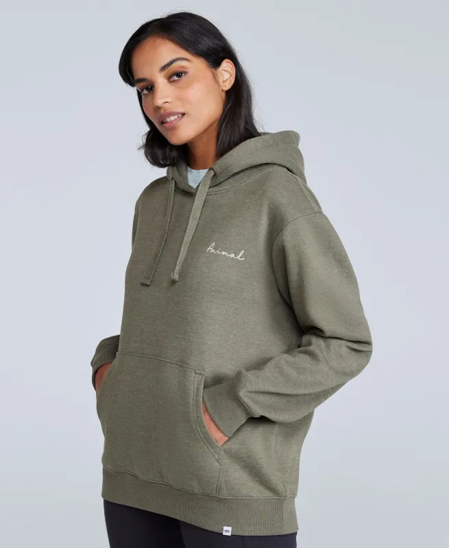 Maya Womens Hoodie - Light Khaki sold by Animal