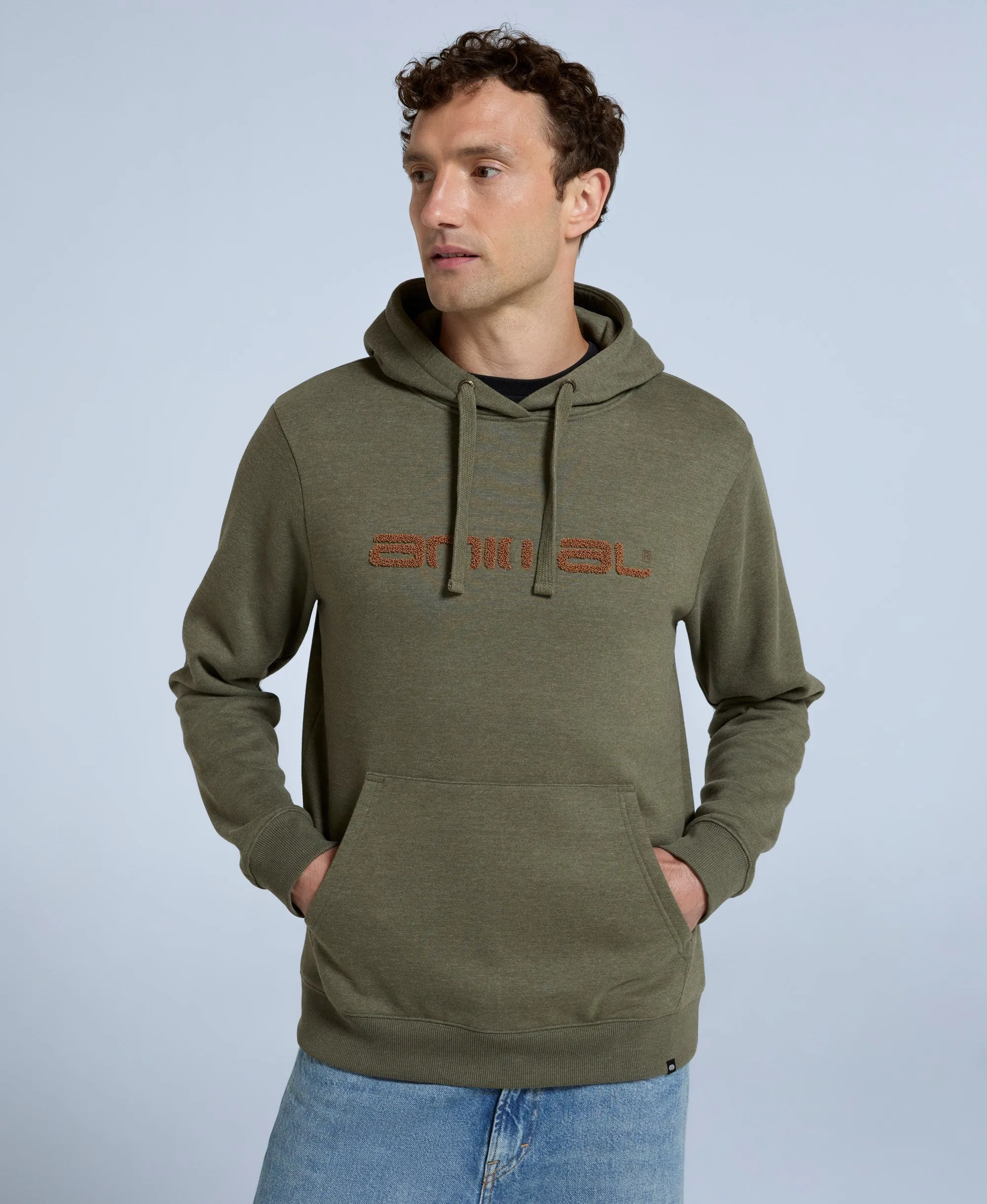 Rocky Mens Hoodie - Khaki sold by Animal