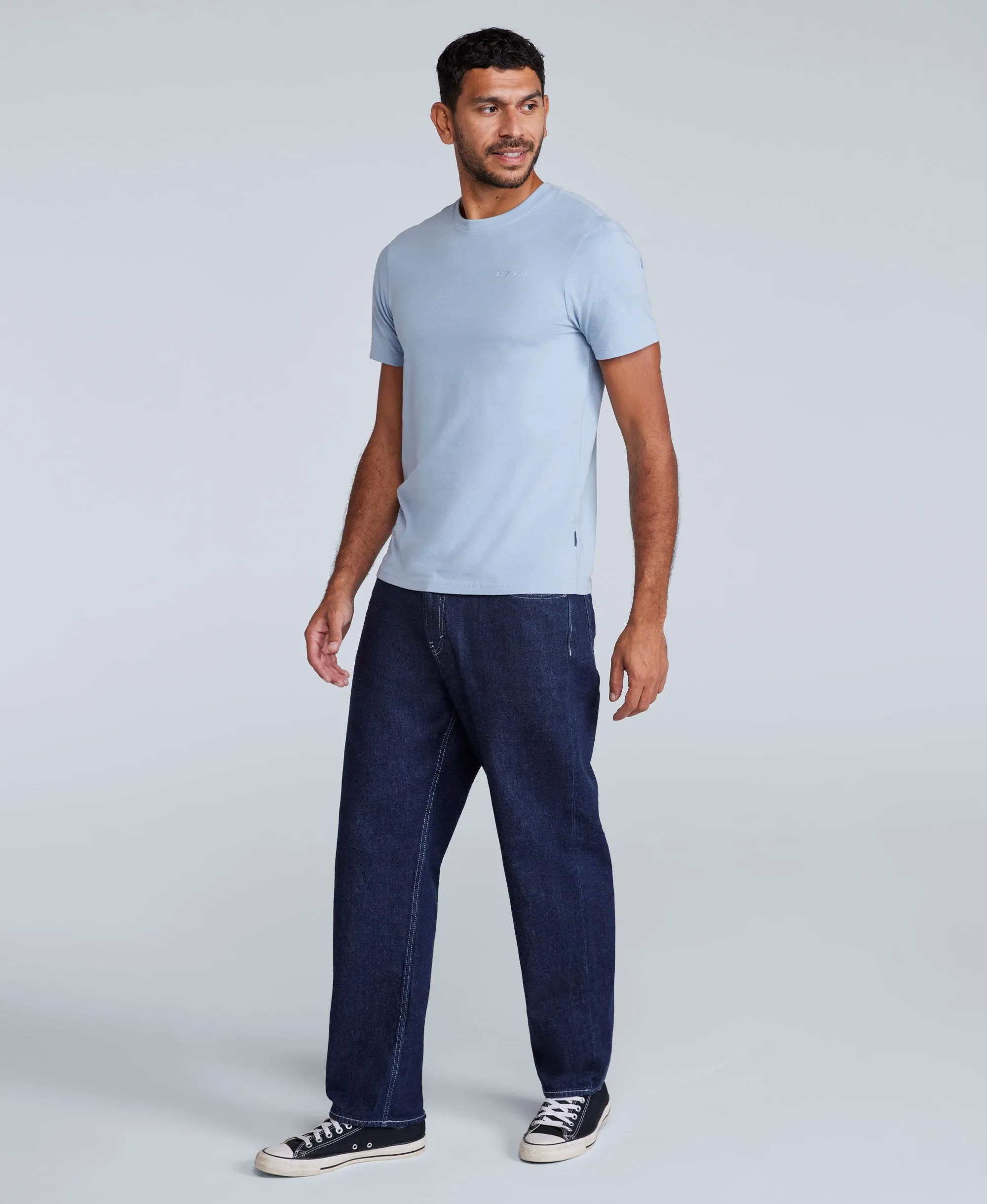 Icon Mens Slim Fit Tee - Light Blue sold by Animal product image thumbnail 3