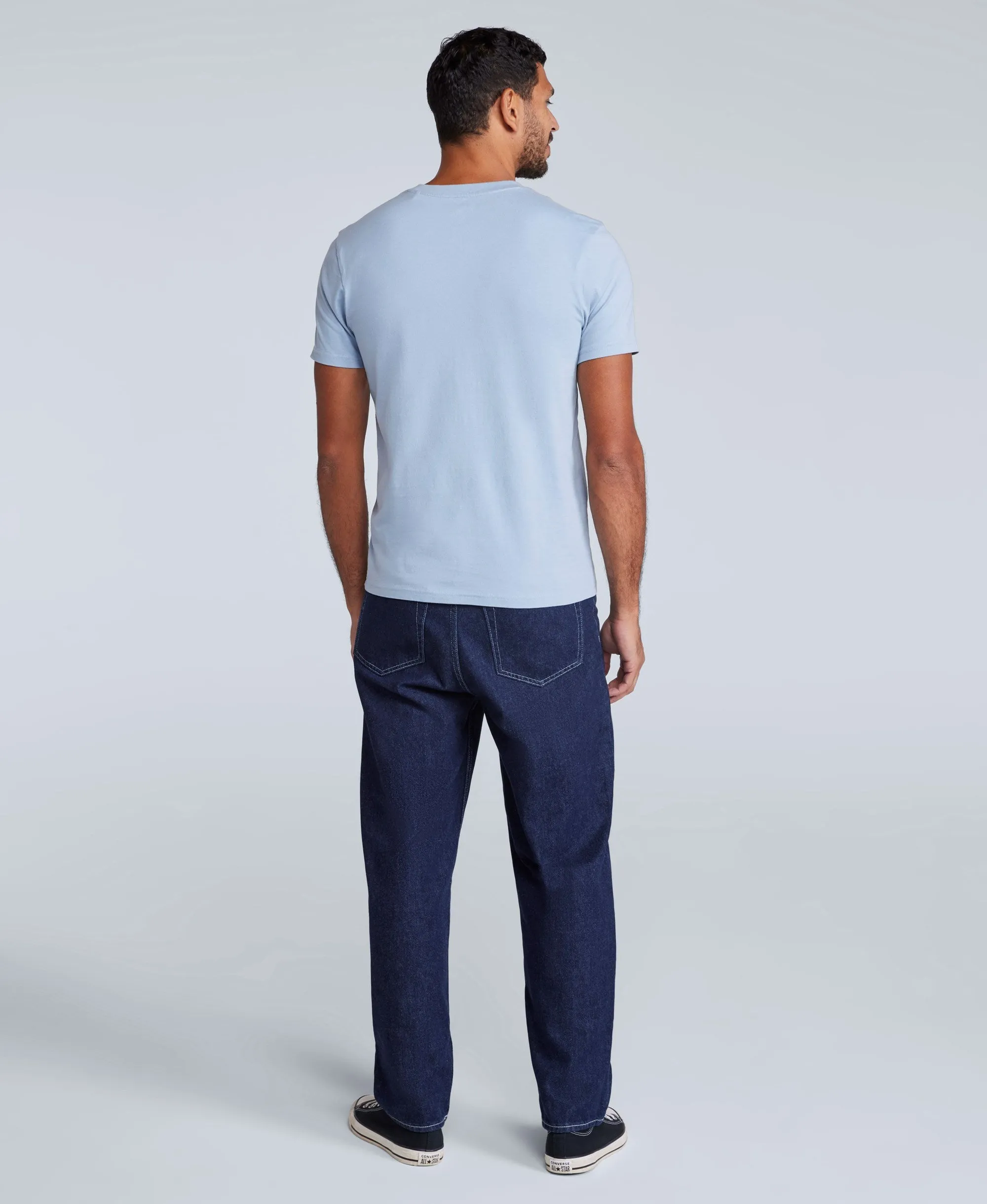 Icon Mens Slim Fit Tee - Light Blue sold by Animal product image thumbnail 4