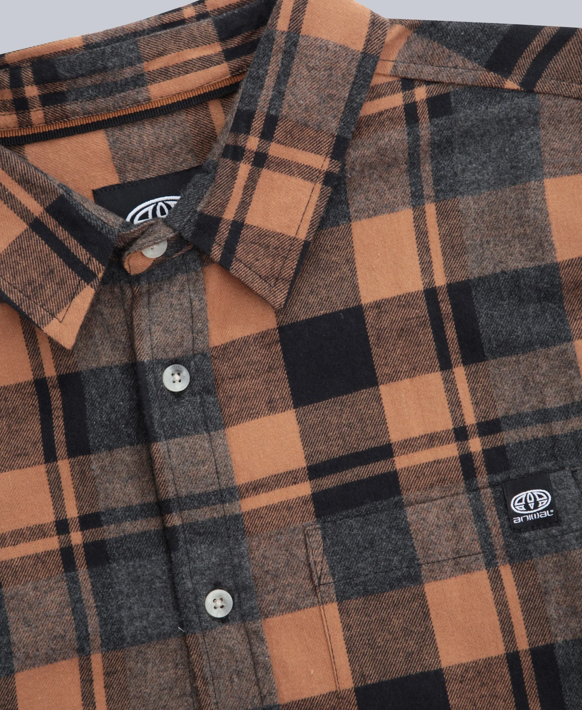 Cove Mens Flannel Shirt - Mustard sold by Animal product image thumbnail 3