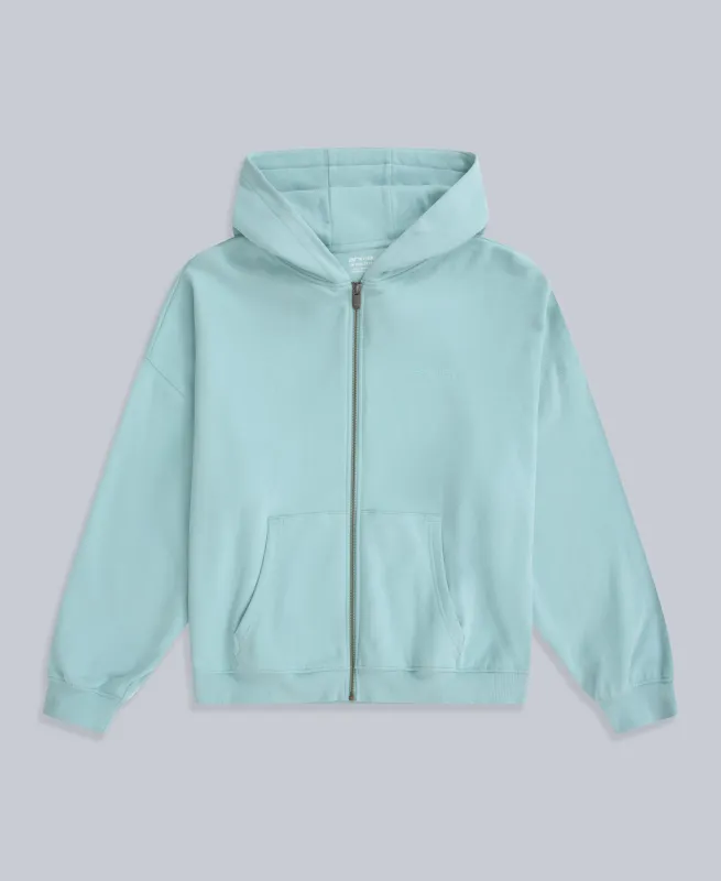 Idol Women's Zip Through Hoodie - Light Blue sold by Animal