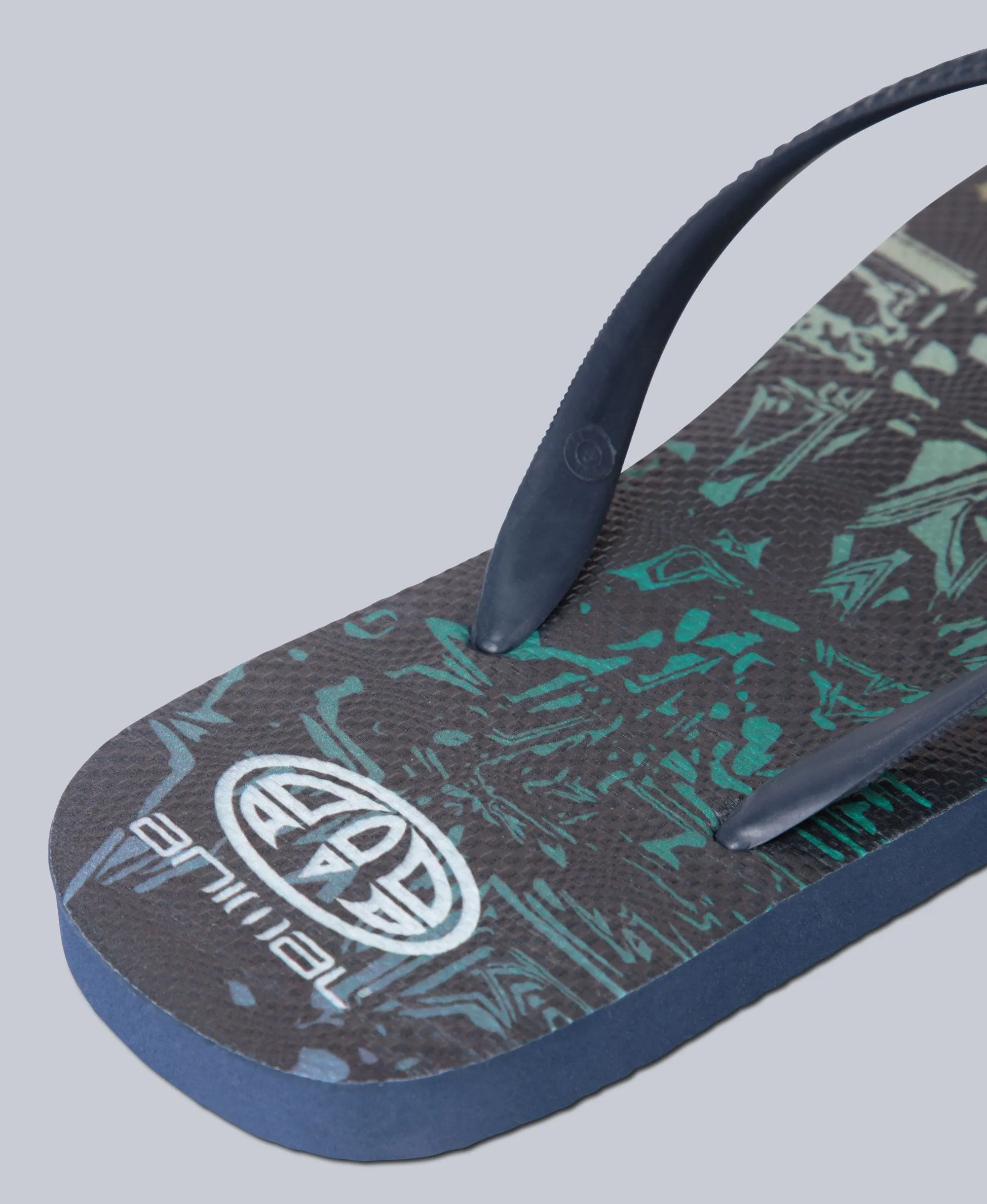 Oceana Mens Printed Flip Flops - Dark Grey sold by Animal product image thumbnail 4